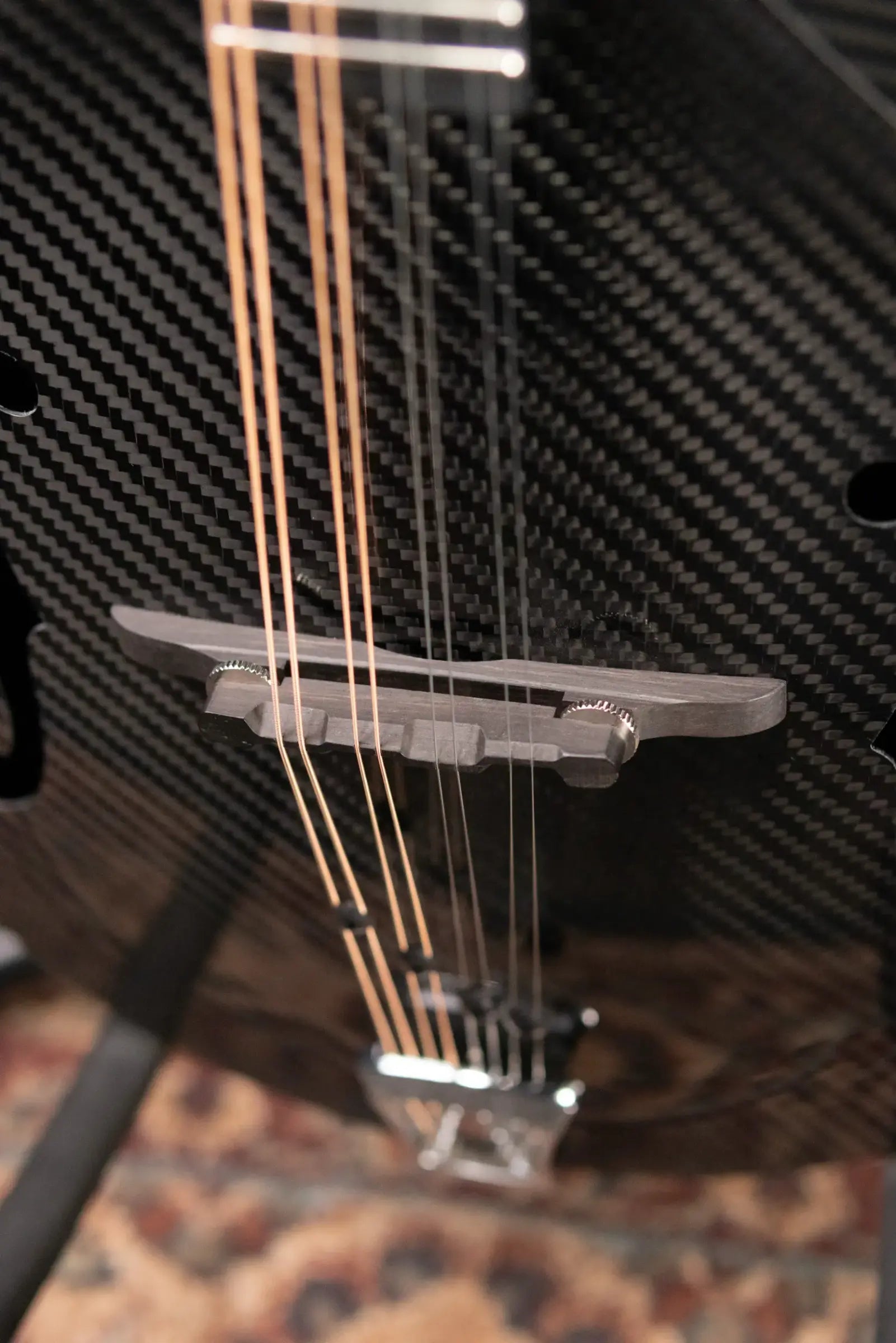 KLOS Full Carbon Deluxe Acoustic/Electric (K&K Pickup) Mandolin with Gig Bag