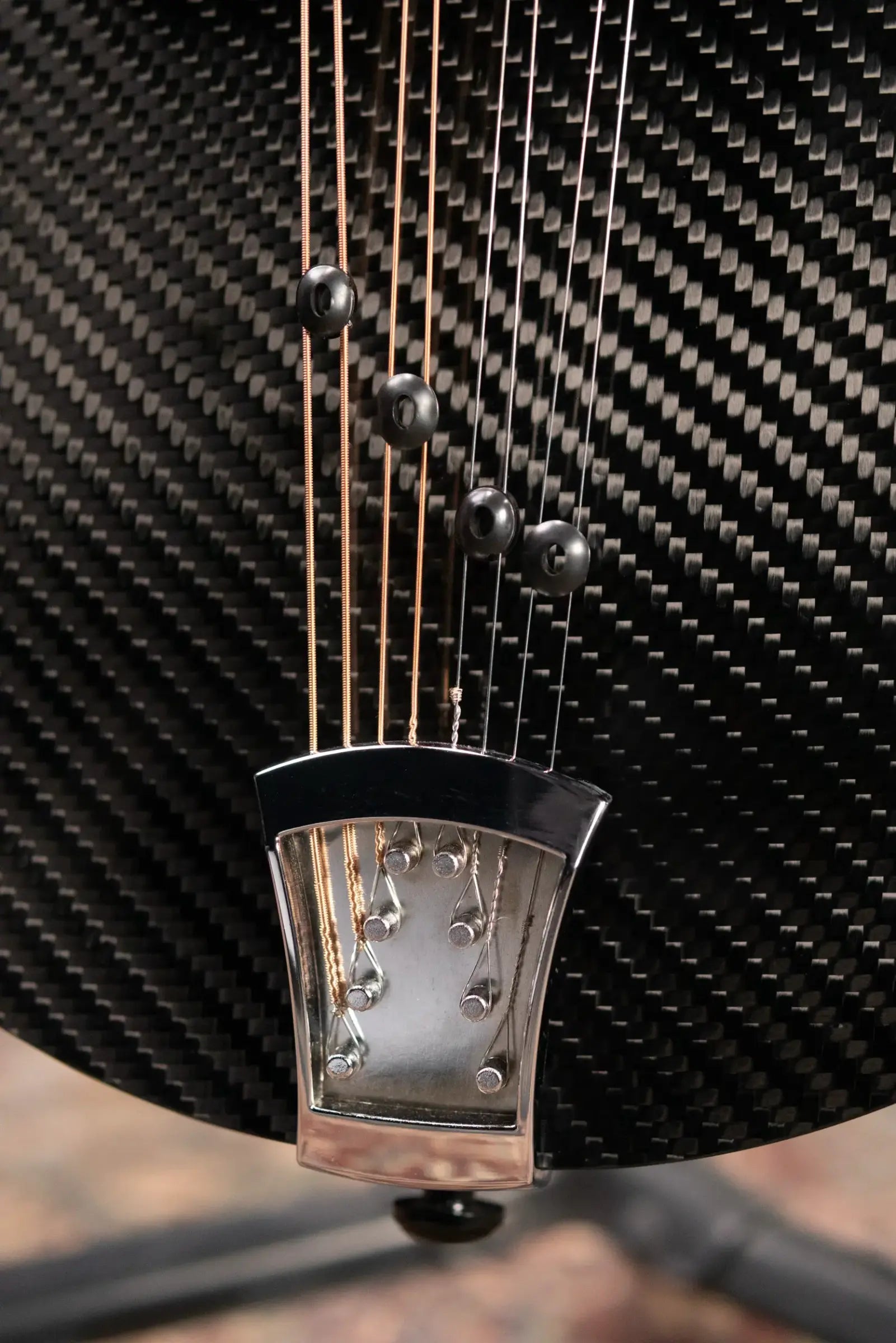 KLOS Full Carbon Deluxe Acoustic/Electric (K&K Pickup) Mandolin with Gig Bag