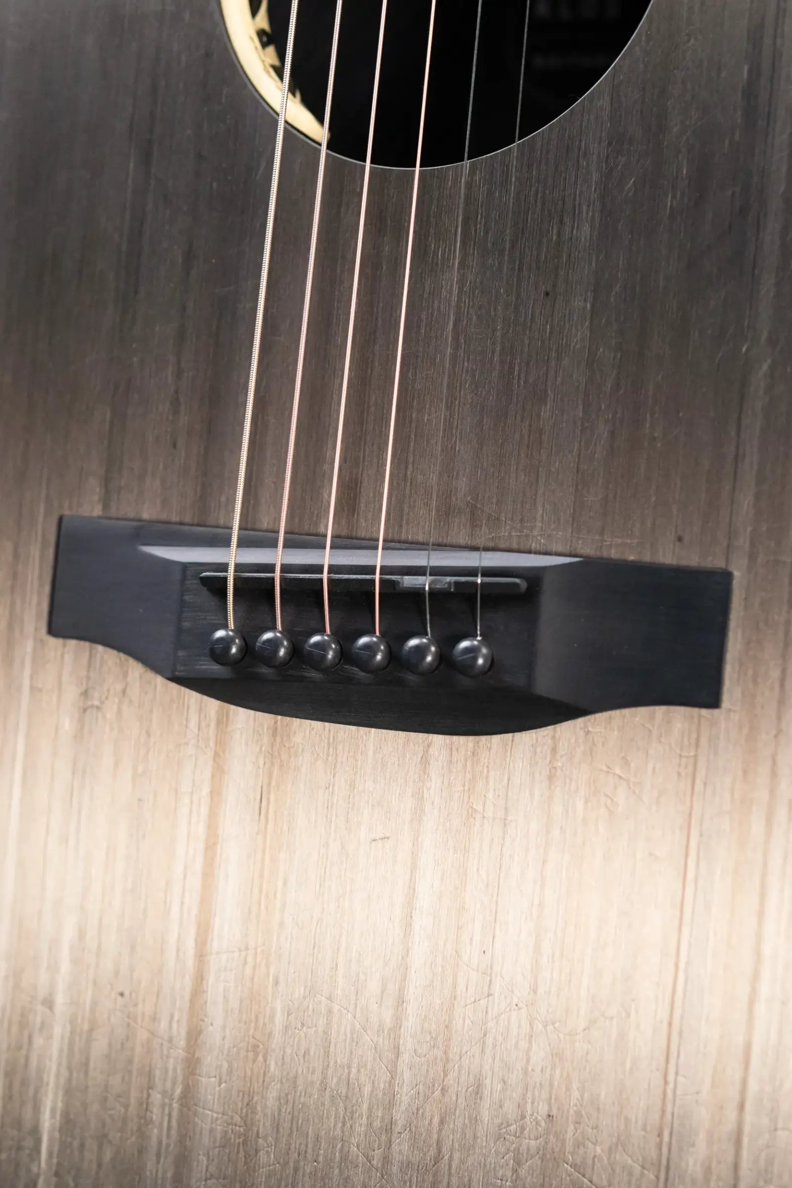 KLOS Full Carbon Deluxe Grand Cutaway LR Baggs Anthem Acoustic/Electric Guitar - Carbon Timber with Gig Bag