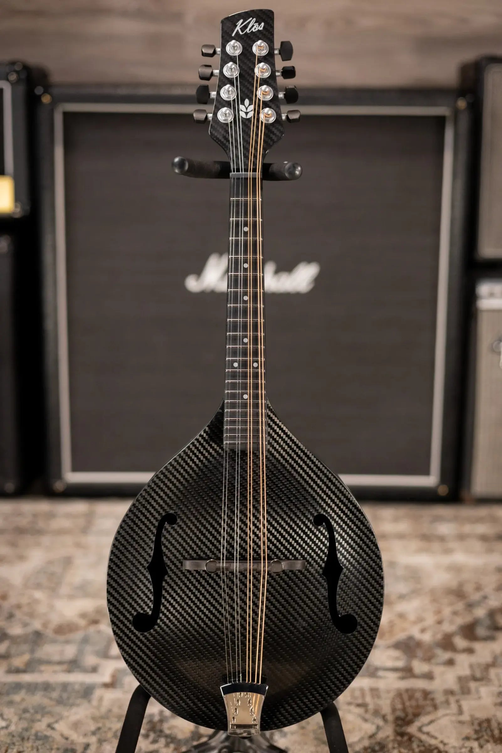 KLOS Full Carbon Left-Hand Mandolin with Gig Bag