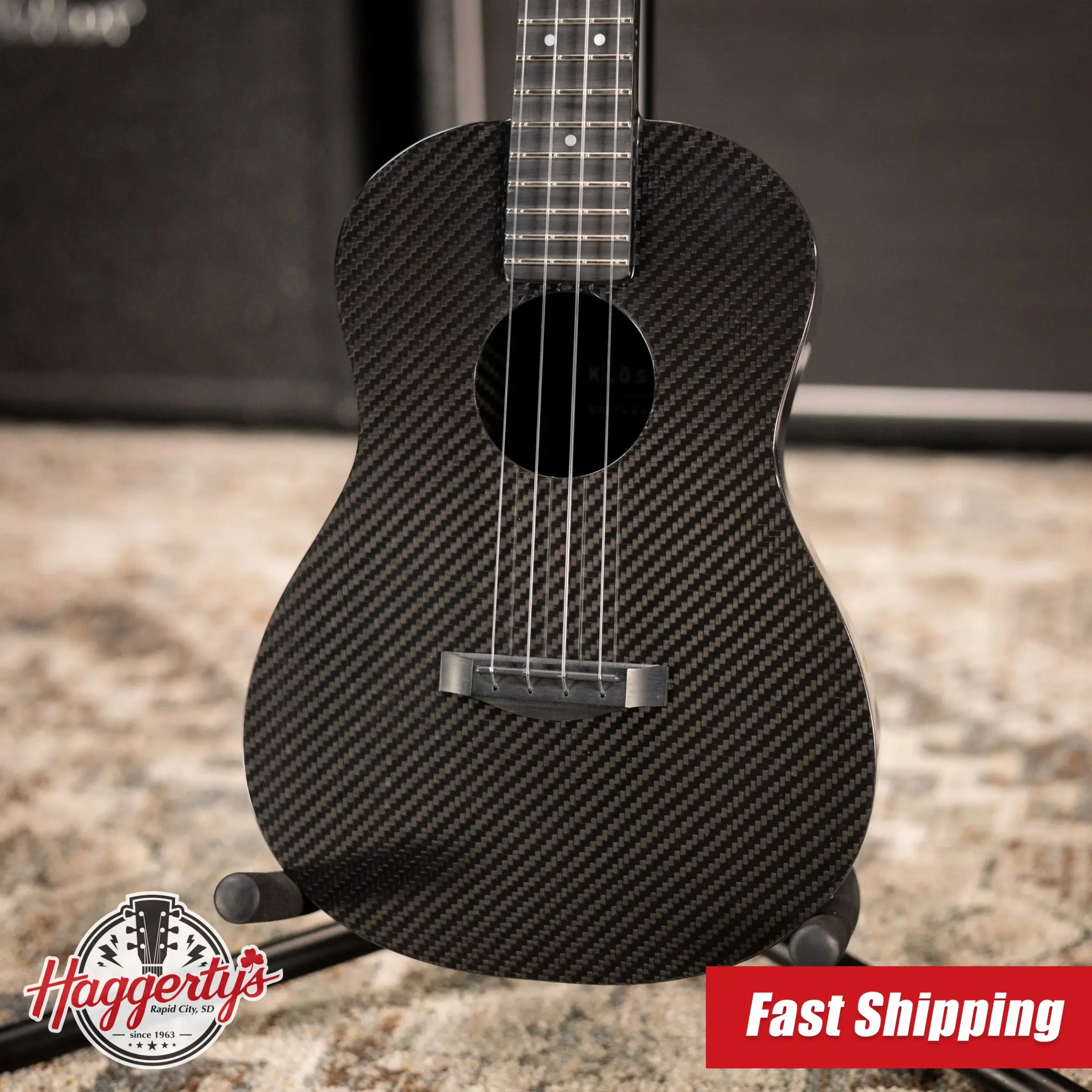 KLOS Full Carbon Left-Hand Tenor Ukulele with Gig Bag