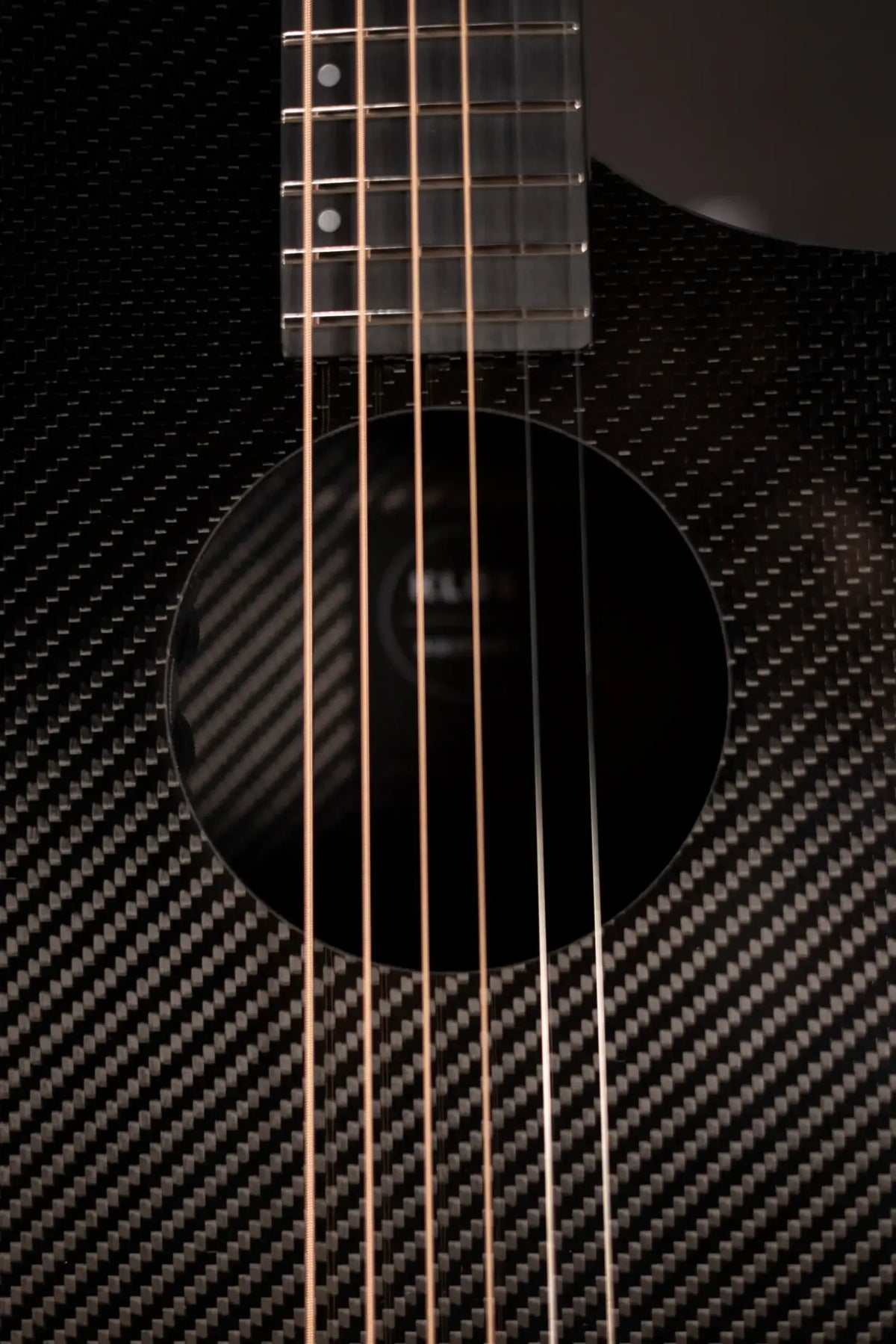 KLOS Grand Cutaway Mini DAE Acoustic/Electric Guitar - Full Carbon with Gig Bag