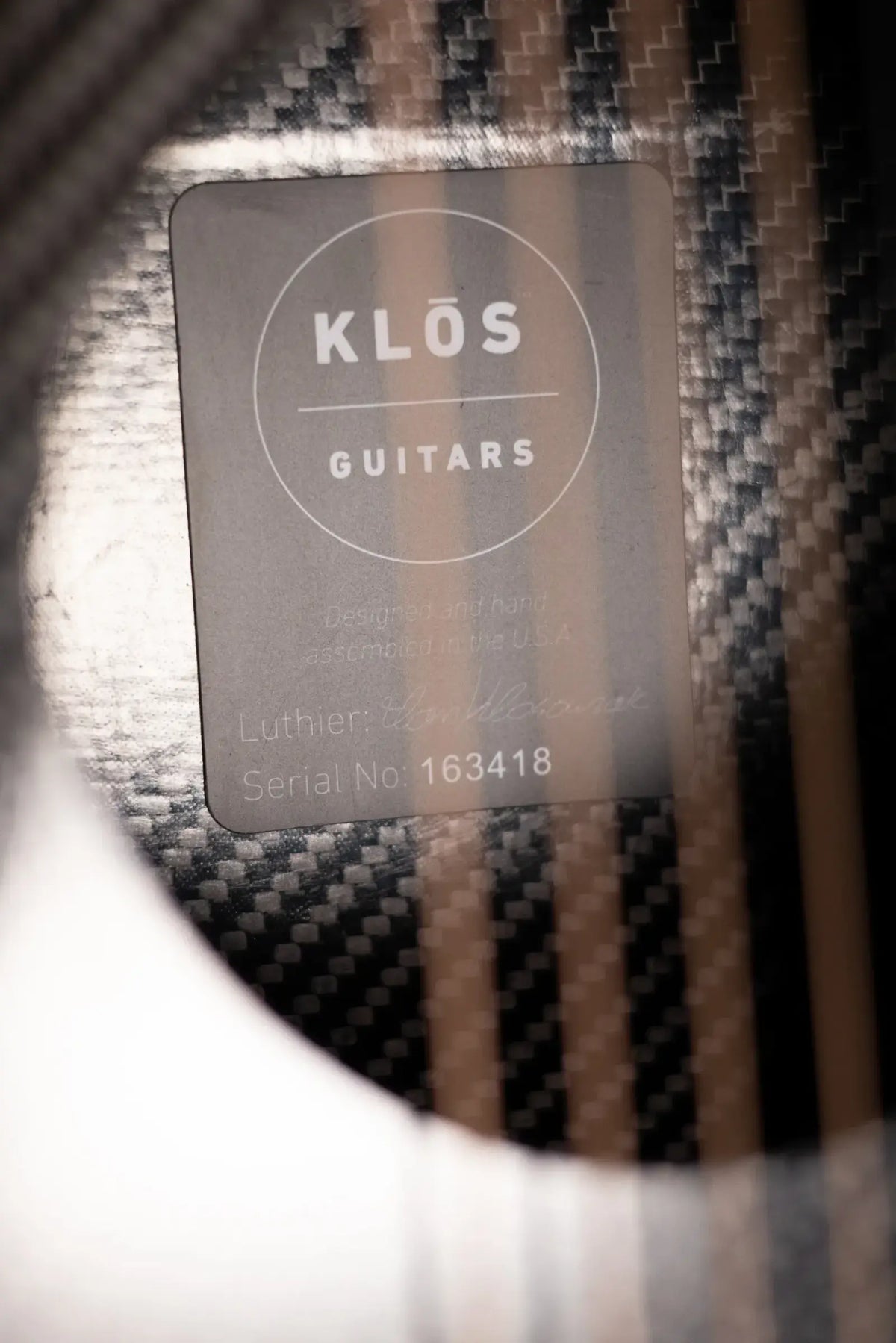 KLOS Grand Cutaway Mini DAE Acoustic/Electric Guitar - Full Carbon with Gig Bag