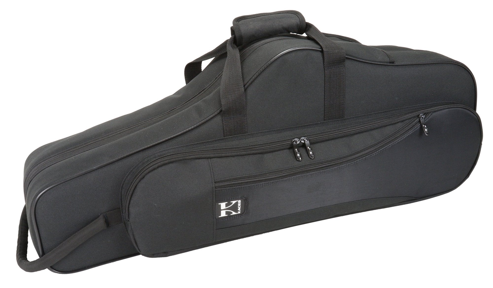 Kaces KBOTSBK Lightweight Hardshell Tenor Saxophone Case, Black