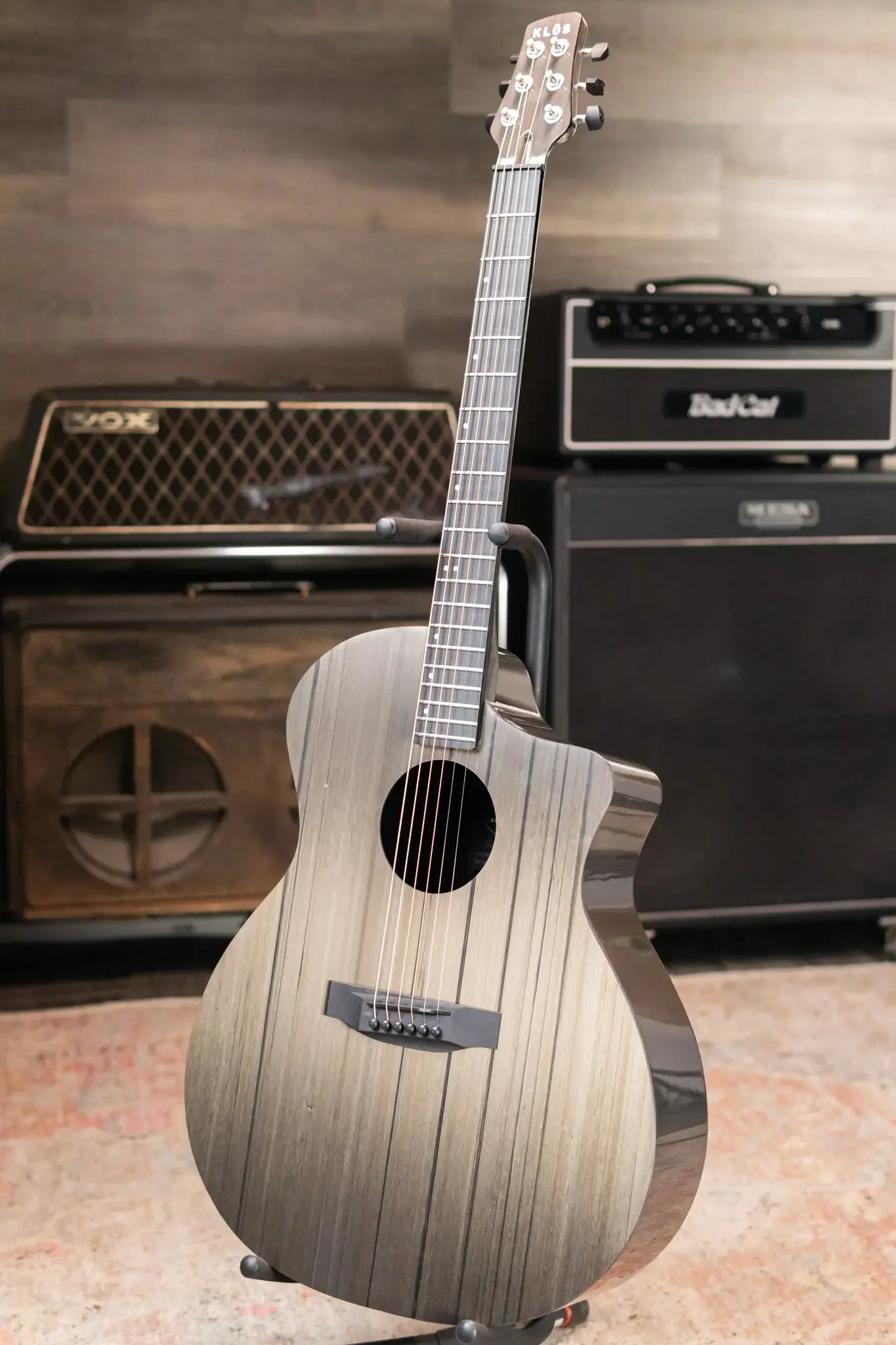 Klos Carbon Timber Grand Cutaway Acoustic Guitar with Gig Bag