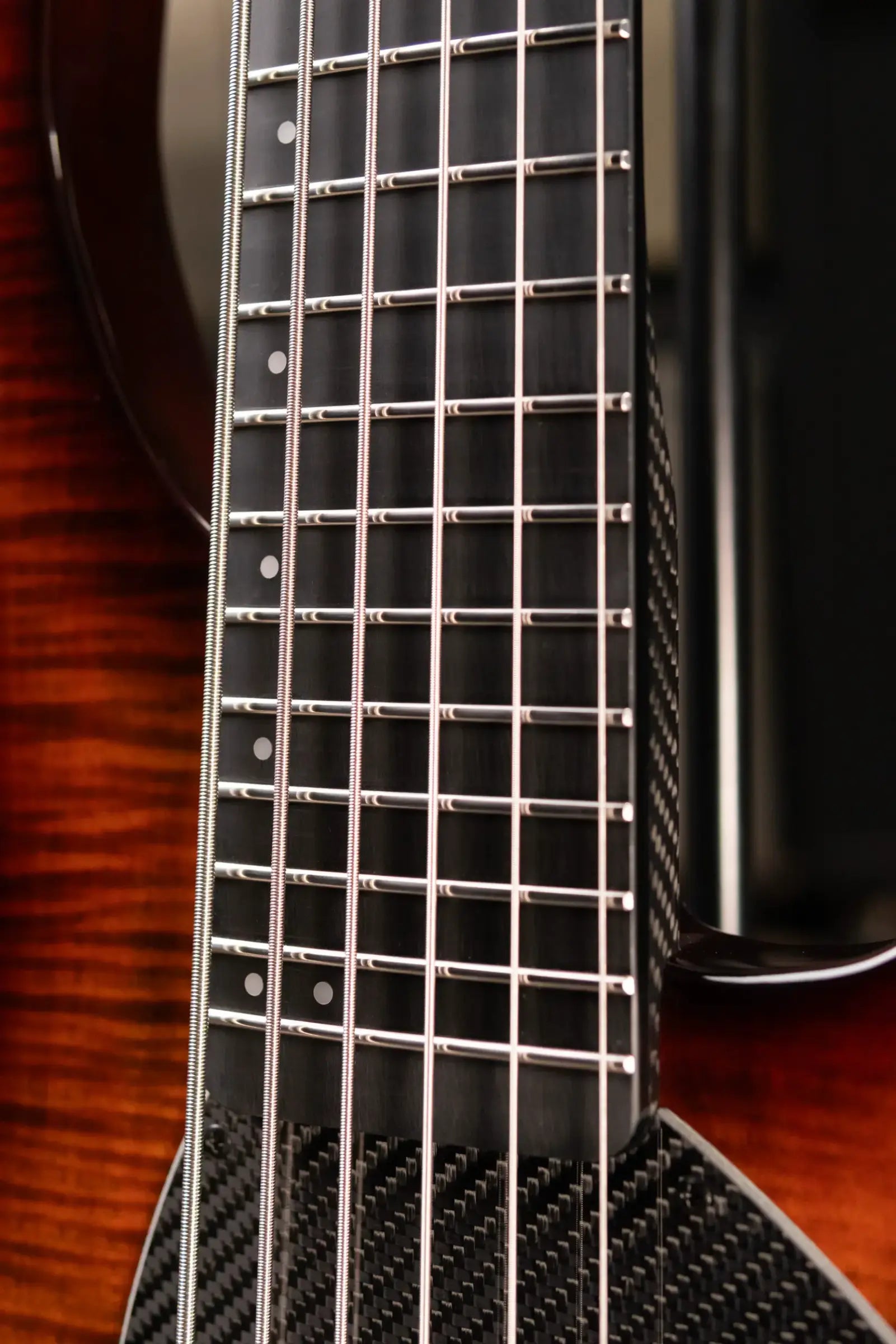 Klos Custom Series Apollo VI Passive Bass - Flame Sunburst with Gig Bag