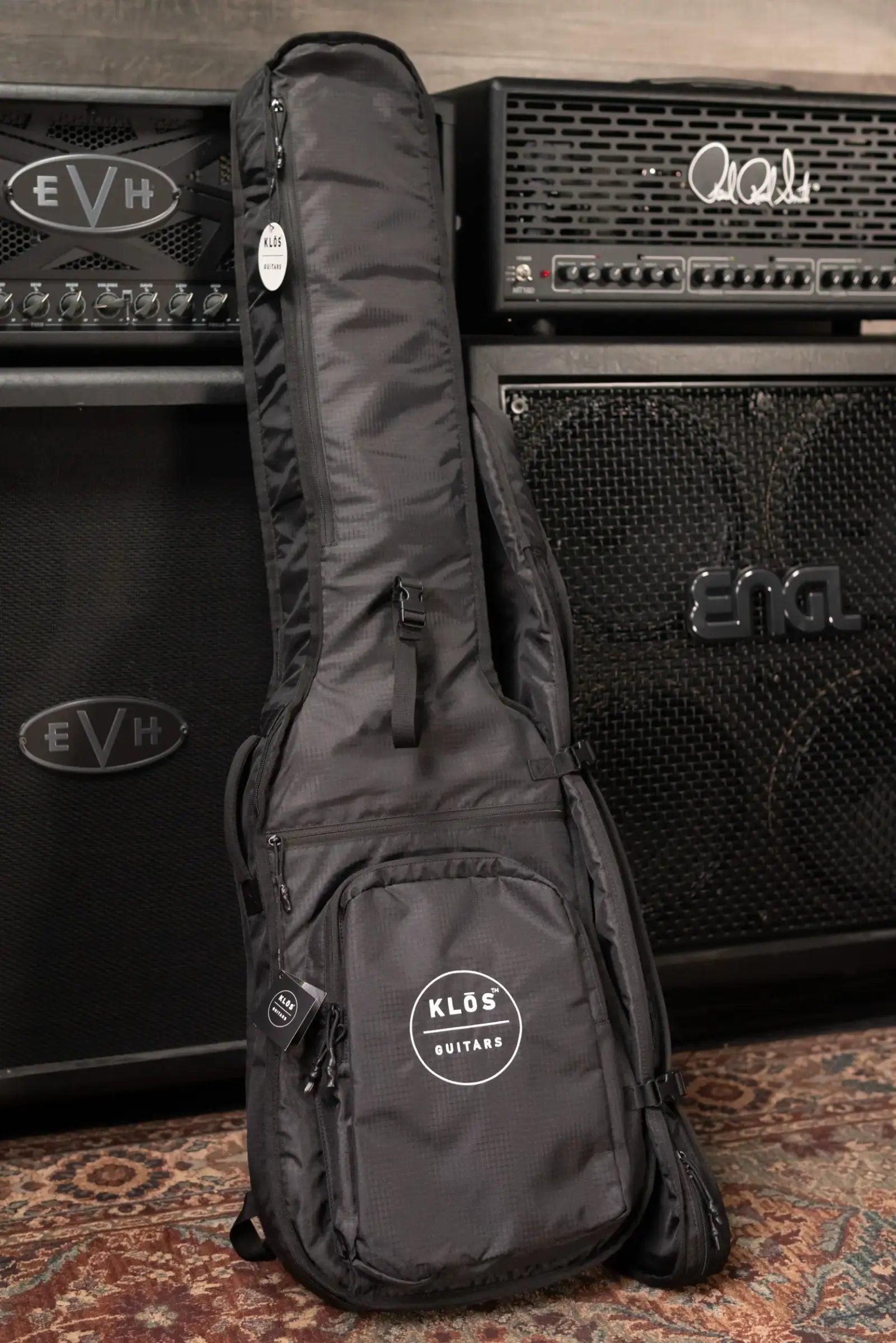 Klos Custom Series Apollo VI Passive Bass - Flame Sunburst with Gig Bag