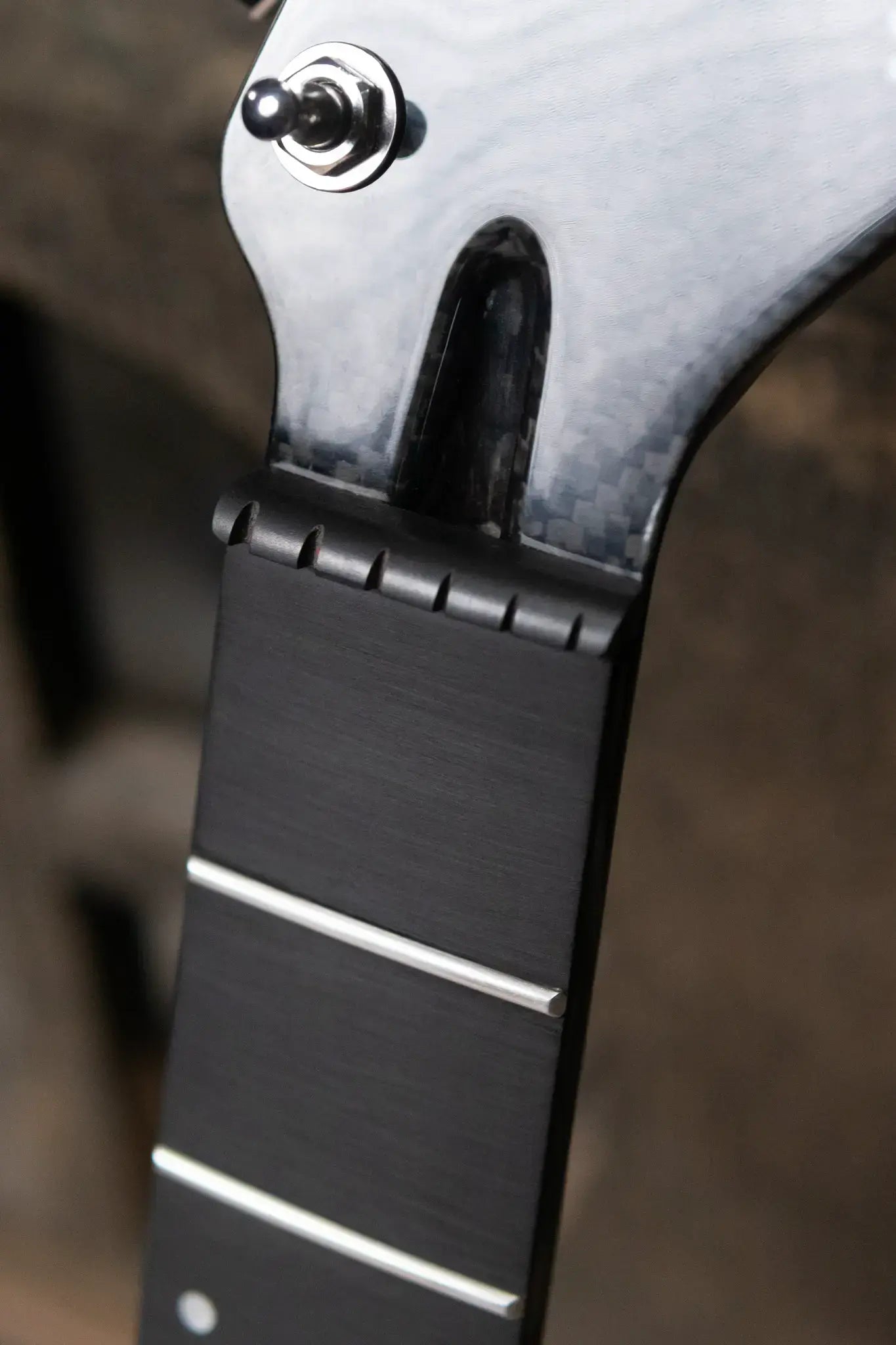 Klos F Series Tele Carbon Fiber Replacement Neck - 12" Radius