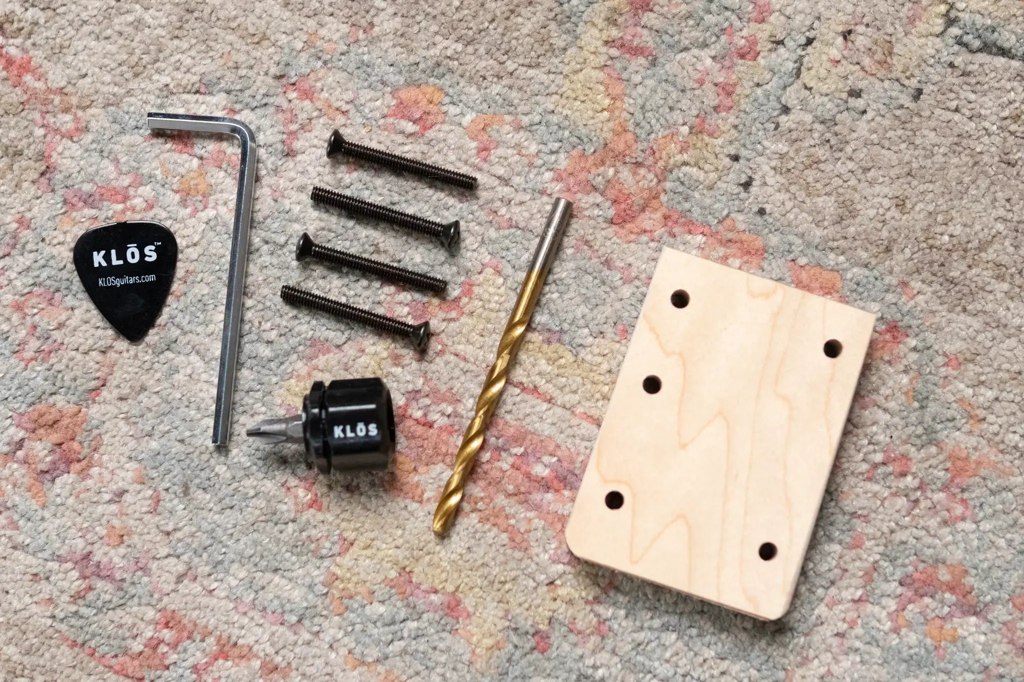 Klos F Series Tele Carbon Fiber Replacement Neck - 12" Radius