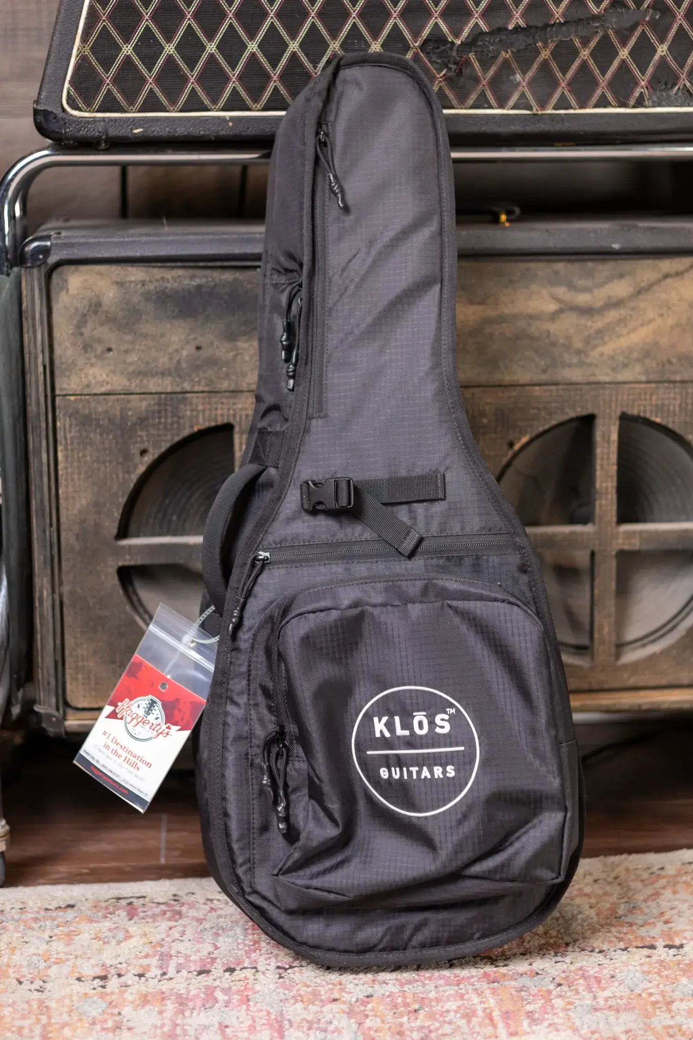 Klos Full Carbon Deluxe Acoustic/Electric Mandolin - Carbon Timber with Gig Bag