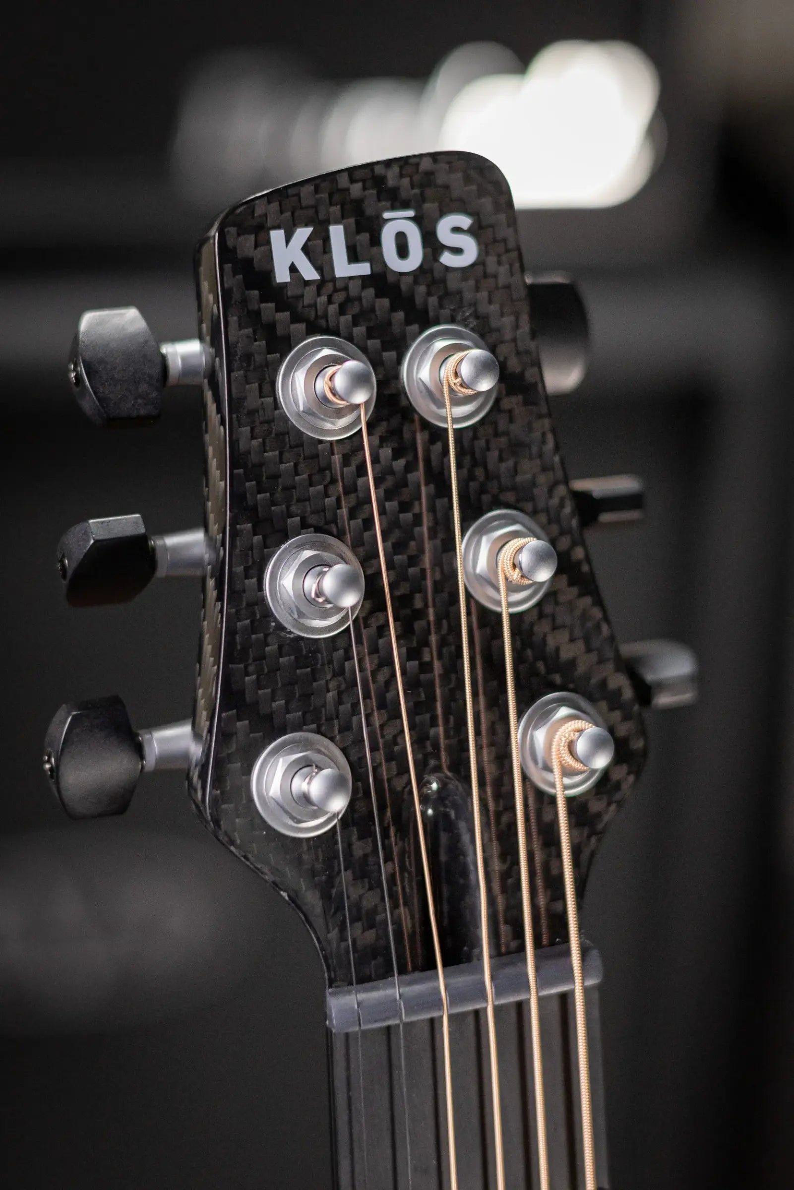 Klos Full Carbon Left-Hand Dreadnought Acoustic Guitar with Gig Bag