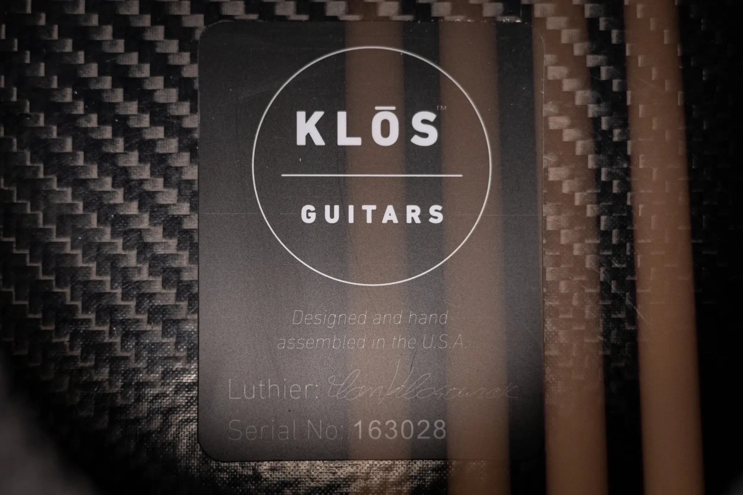 Klos Full Carbon Left-Hand Dreadnought Acoustic Guitar with Gig Bag