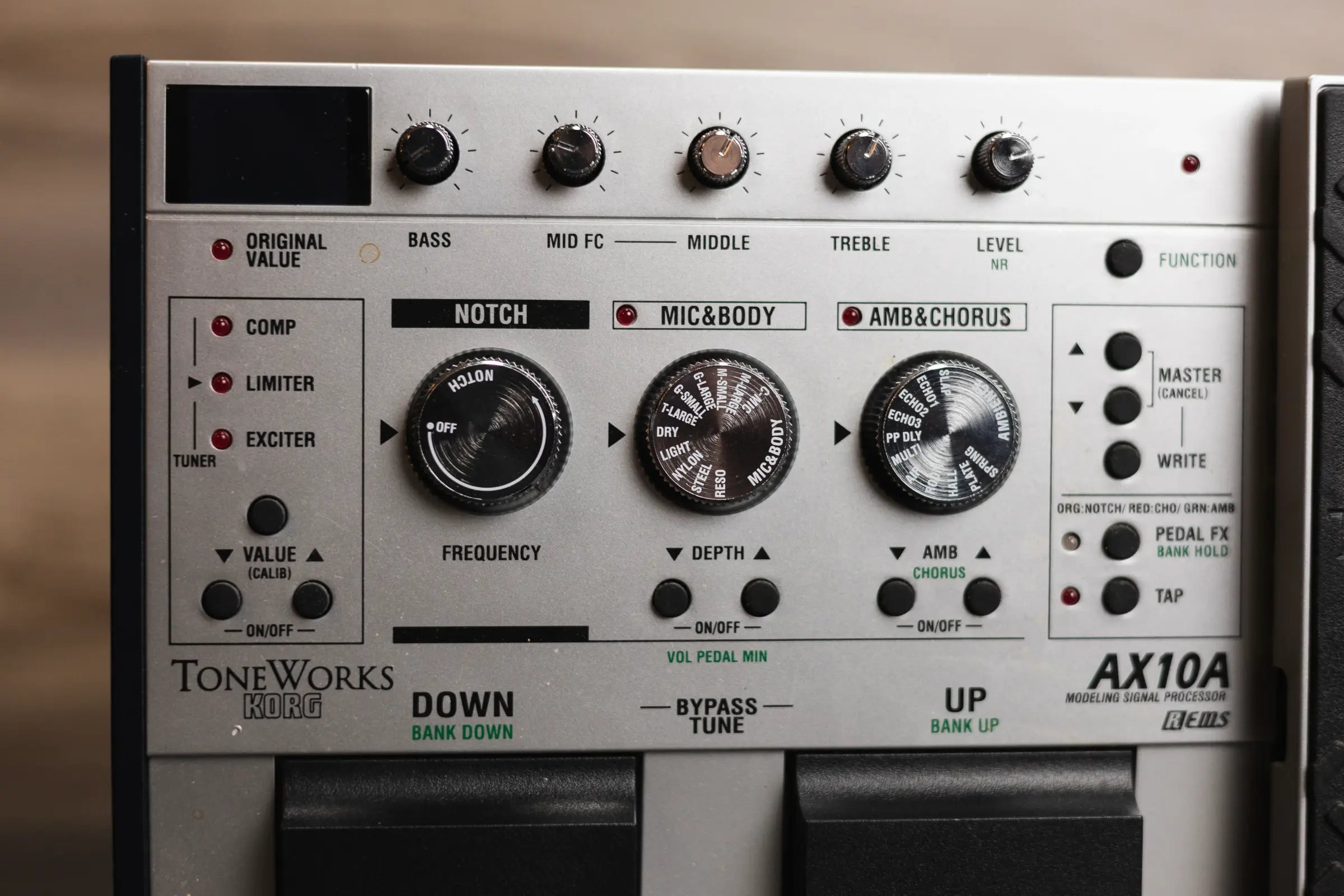 Korg ToneWorks AX10A Modeling Signal Processor Effects Pedal for Acoustic/Electric Guitars - Used
