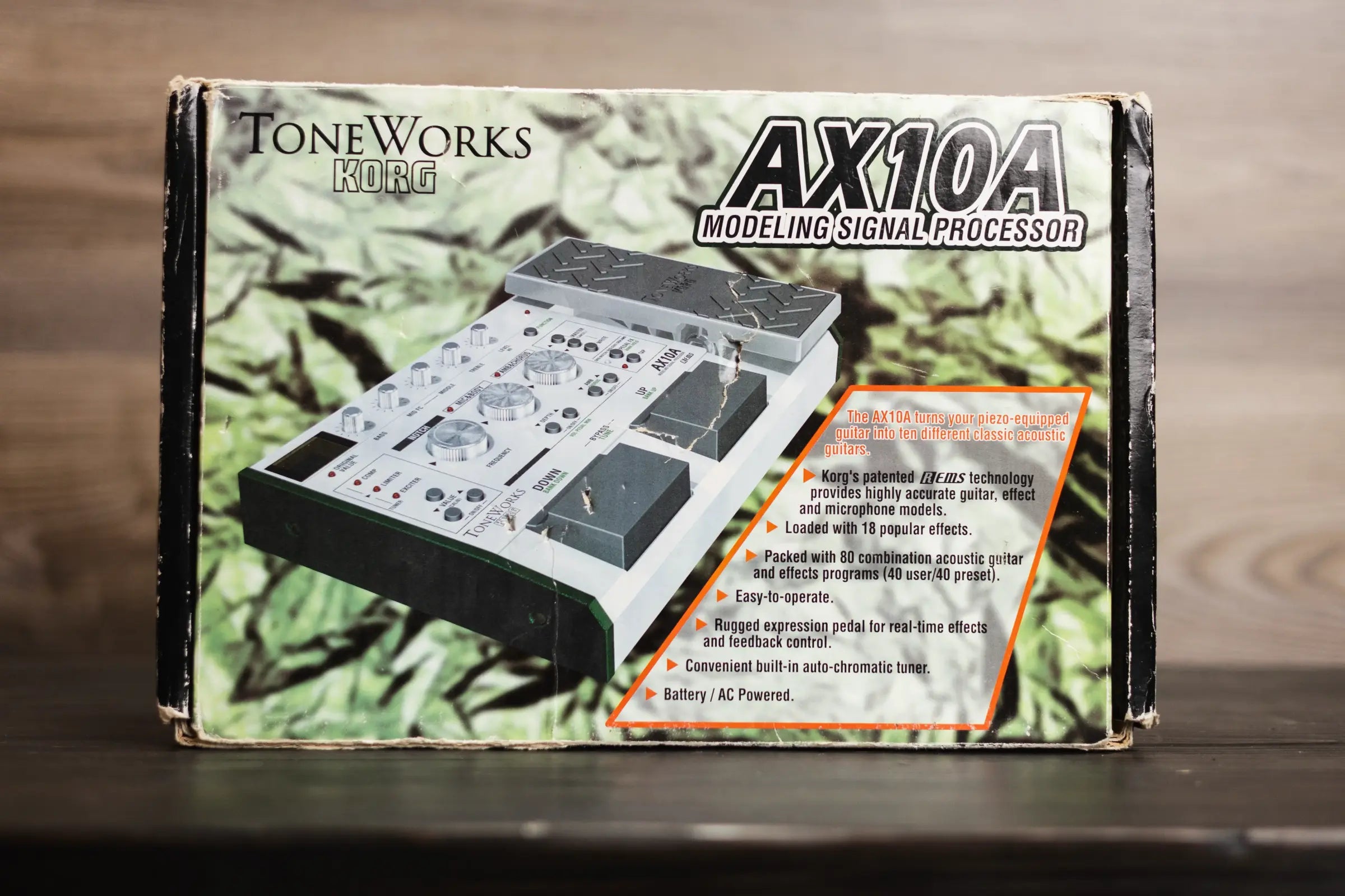 Korg ToneWorks AX10A Modeling Signal Processor Effects Pedal for Acoustic/Electric Guitars - Used