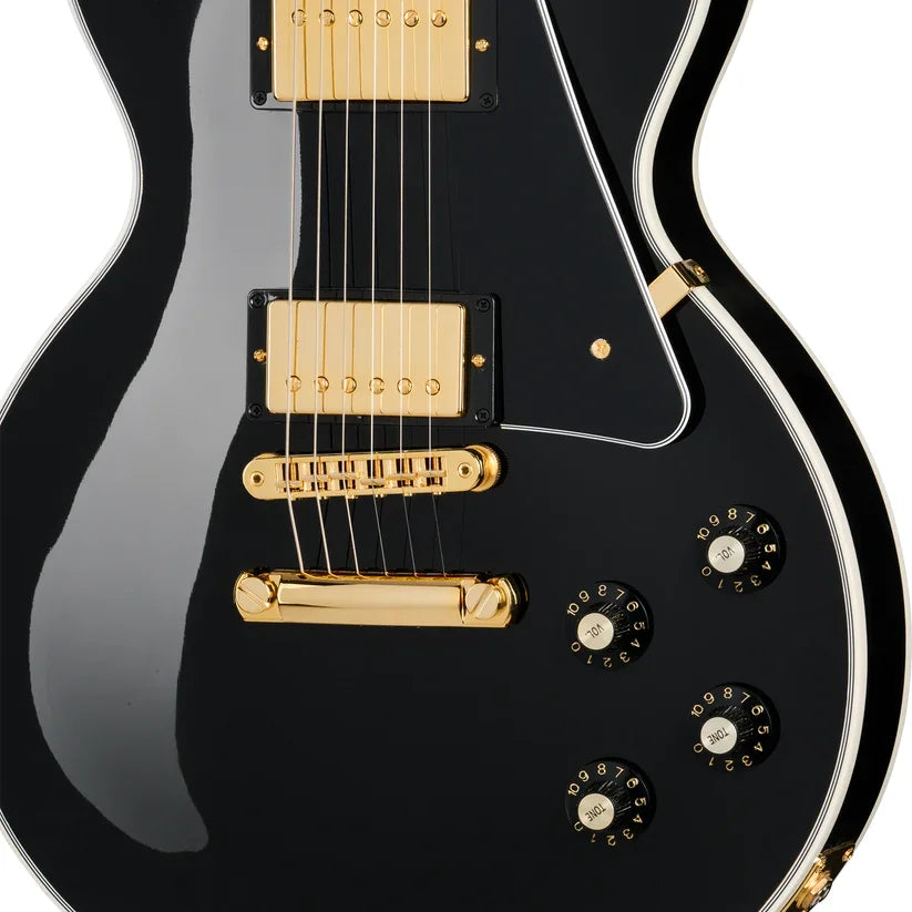 Gibson Les Paul Custom 70s Electric Guitar - Ebony with Hardshell Case