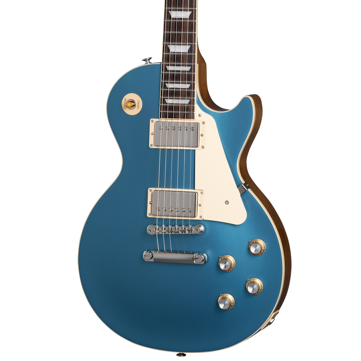 Gibson Les Paul Standard 60s Plain Top Electric Guitar - Pelham Blue Top with Hardshell Case