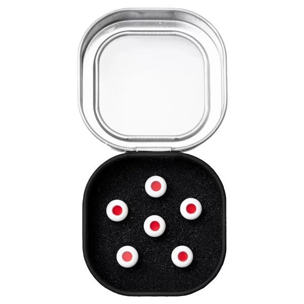 LUXE BY Martin Bridge Pins (Bone with Red)