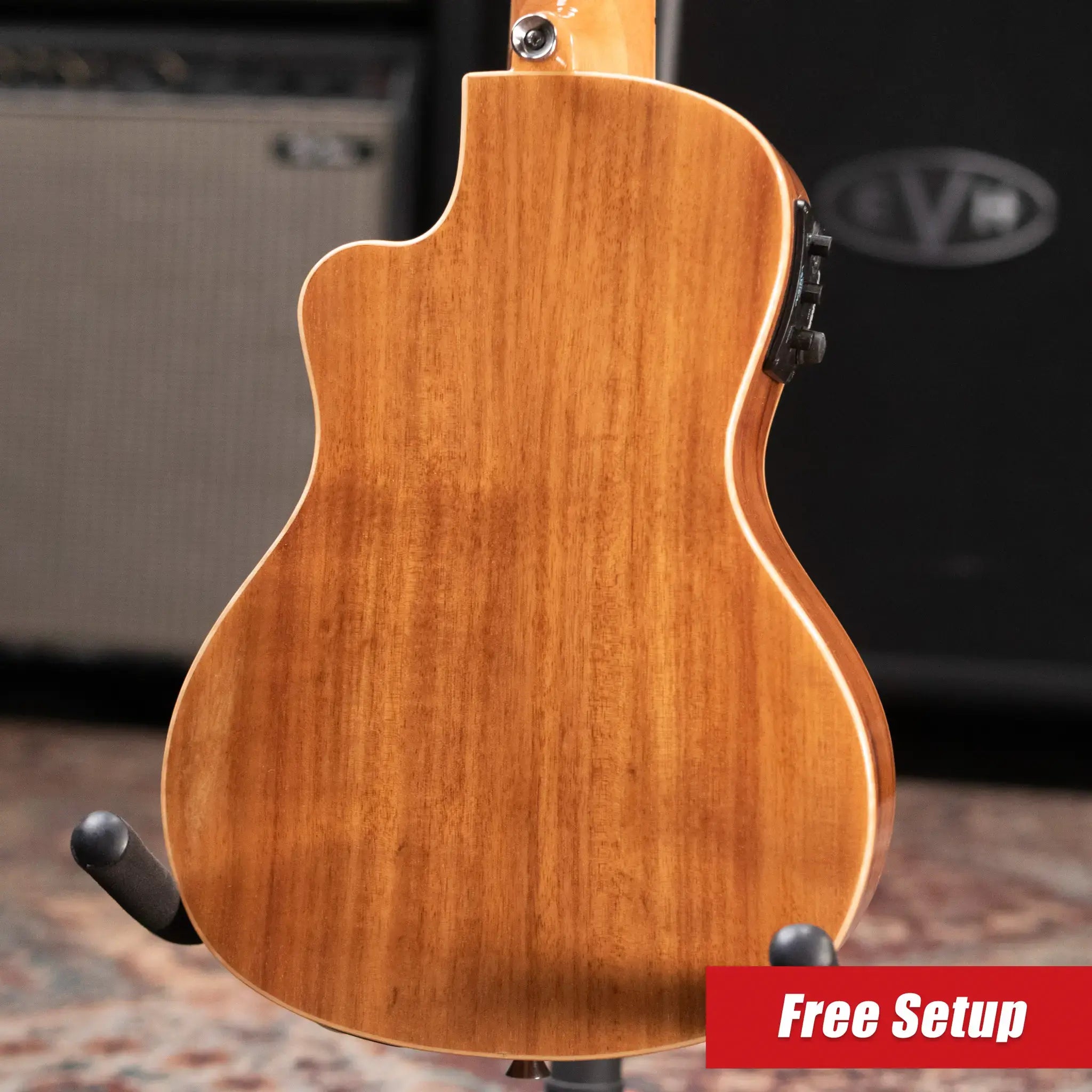 Lanikai ACS-CEC Concert Ukulele Acacia Acoustic/Electric with Hardshell Case - Used