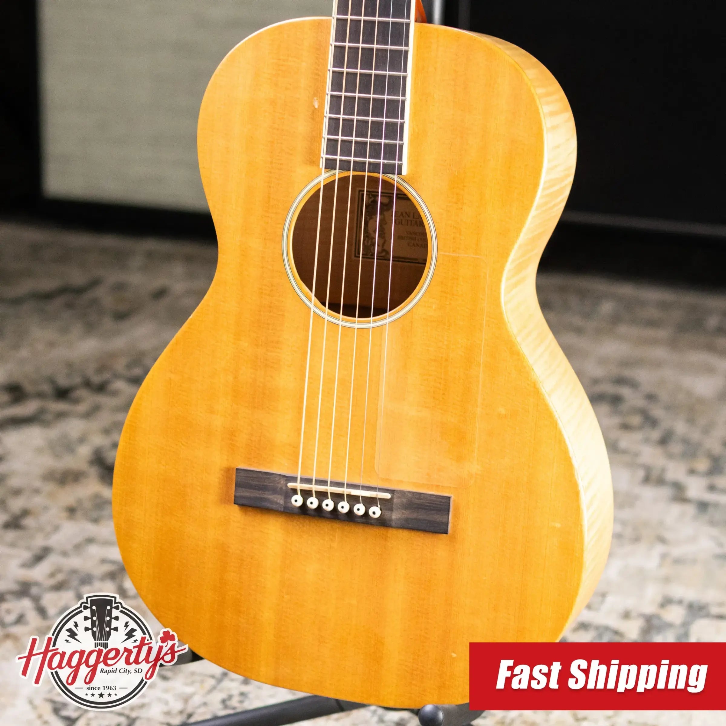 Larrivee O-01 Flamed Maple Acoustic Guitar with Gig Bag - Used