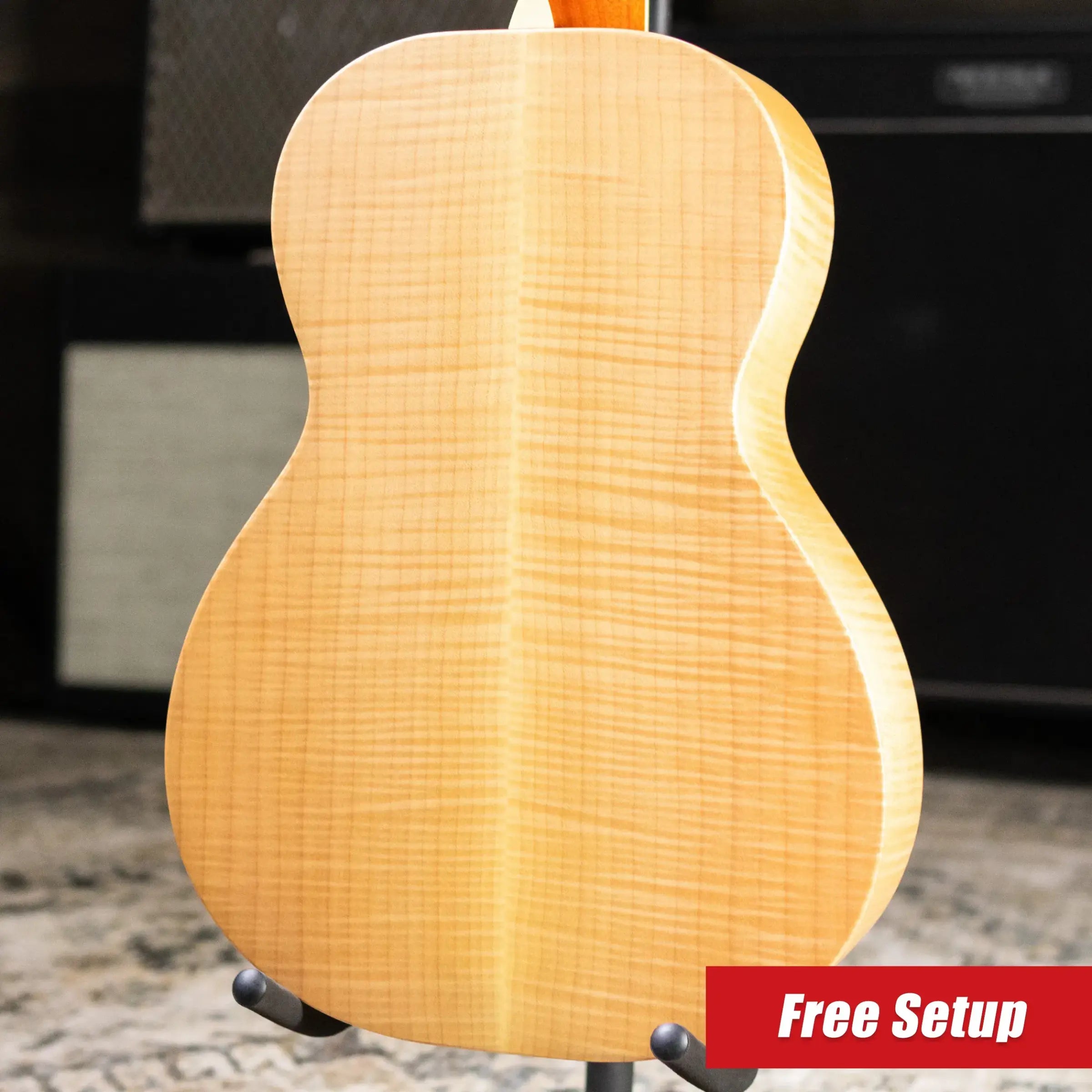 Larrivee O-01 Flamed Maple Acoustic Guitar with Gig Bag - Used