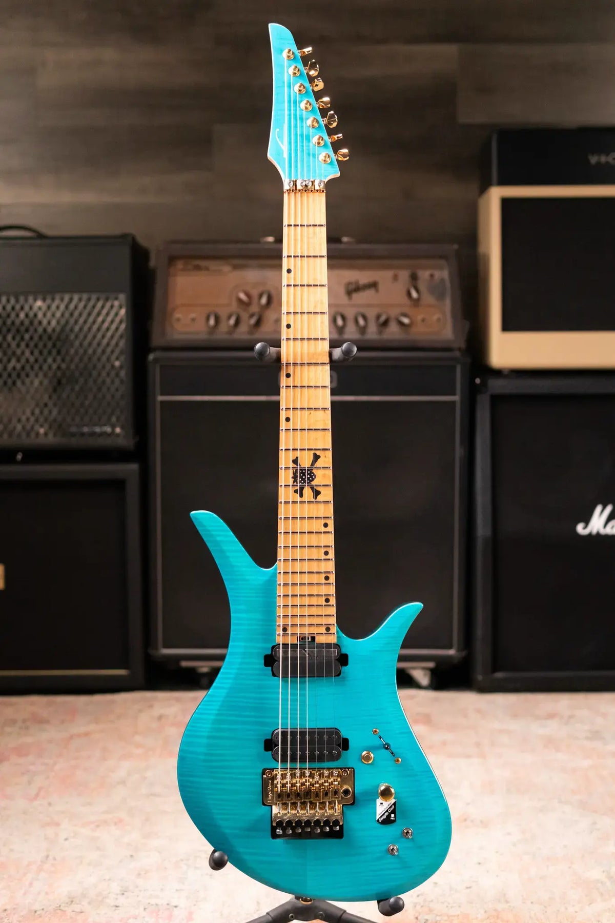 Legator CC7 7-String Electric Guitar - Demonberry with Gig Bag