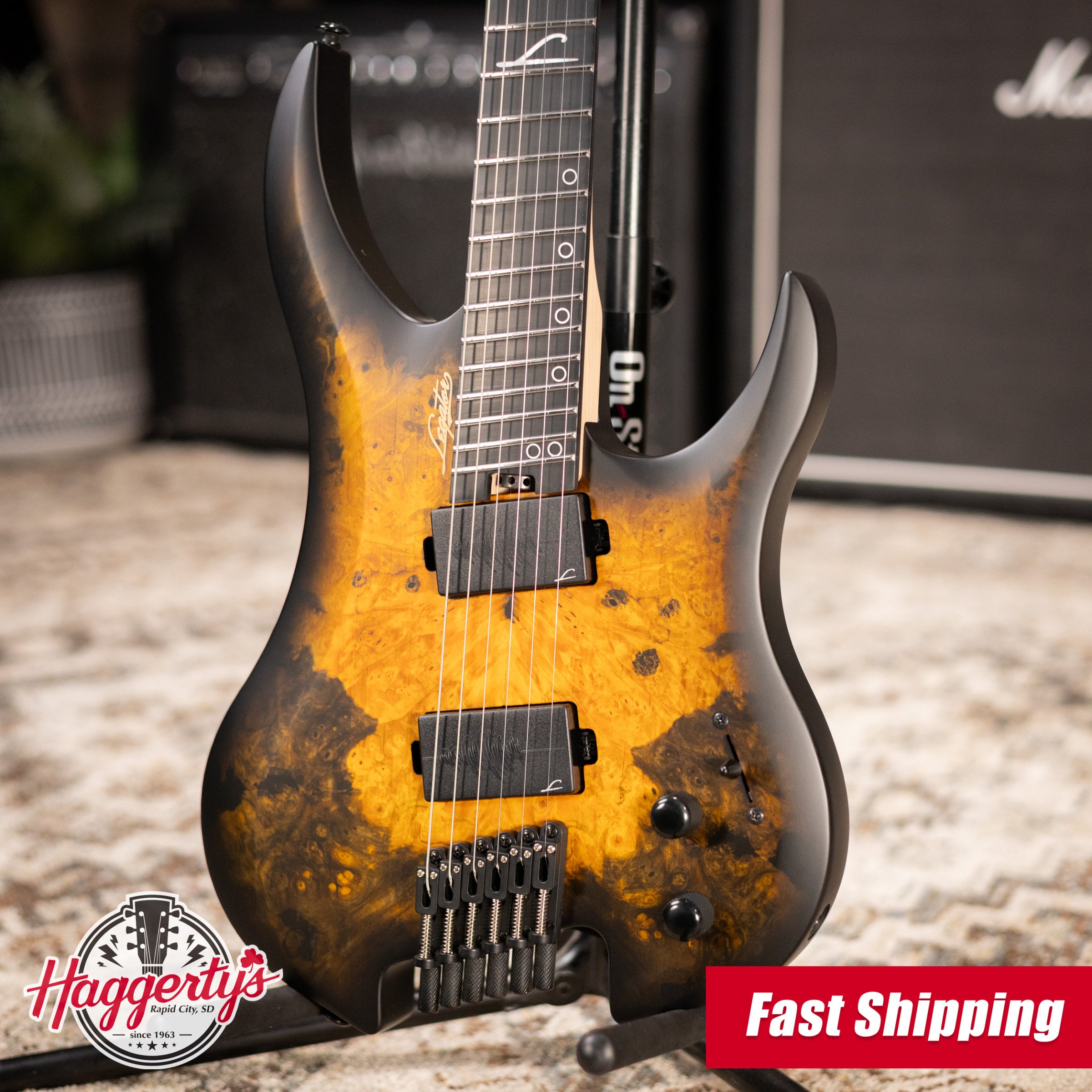 Legator G6FSS-DV Ghost Multi-Scale Electric Guitar - Death Valley