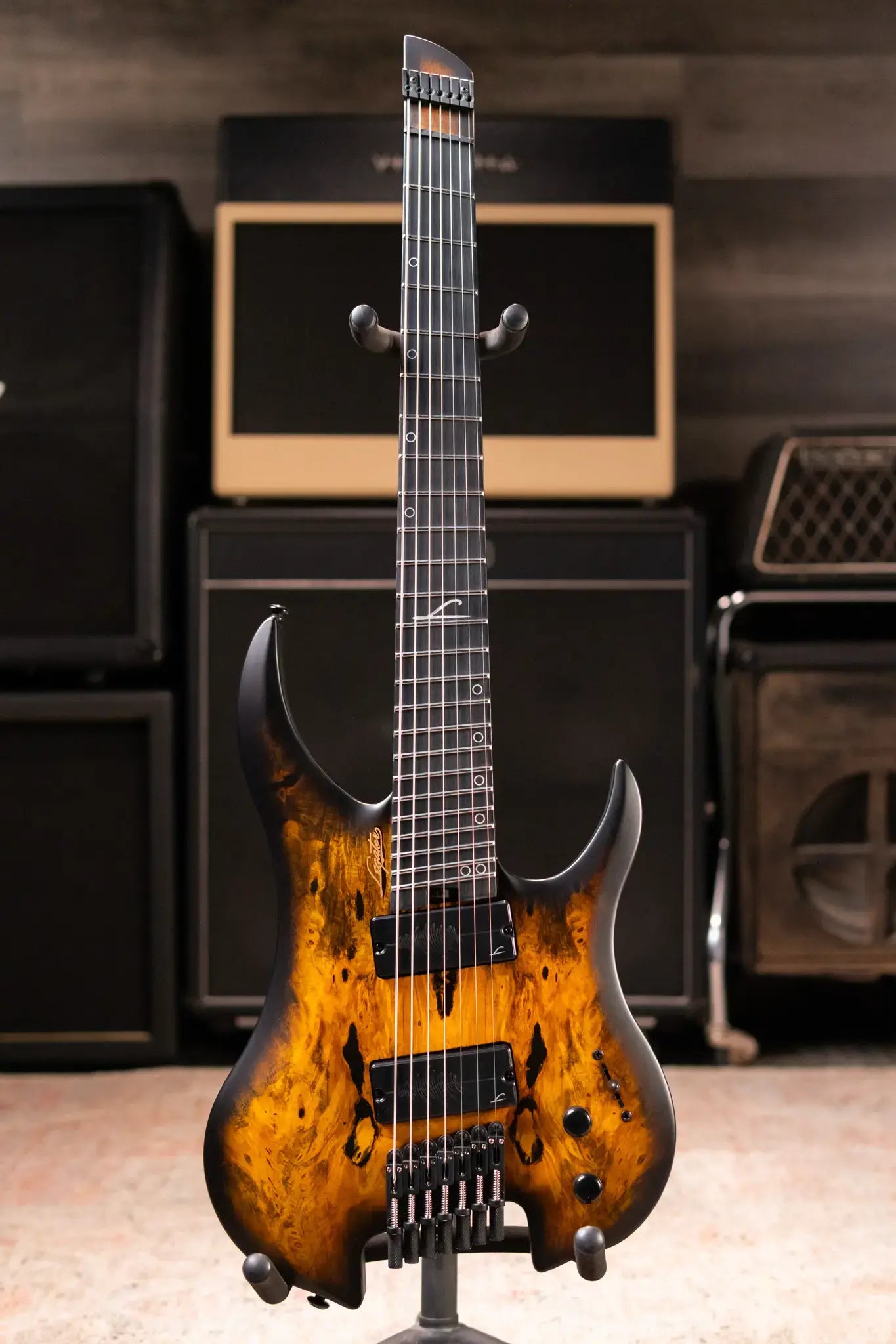 Legator G7FSS-DV Ghost 7-String Multi-Scale Headless Electric Guitar - Death Valley with Gig Bag