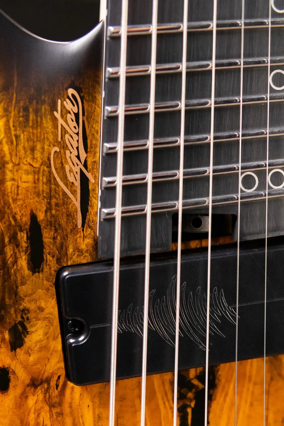 Legator G7FSS-DV Ghost 7-String Multi-Scale Headless Electric Guitar - Death Valley with Gig Bag