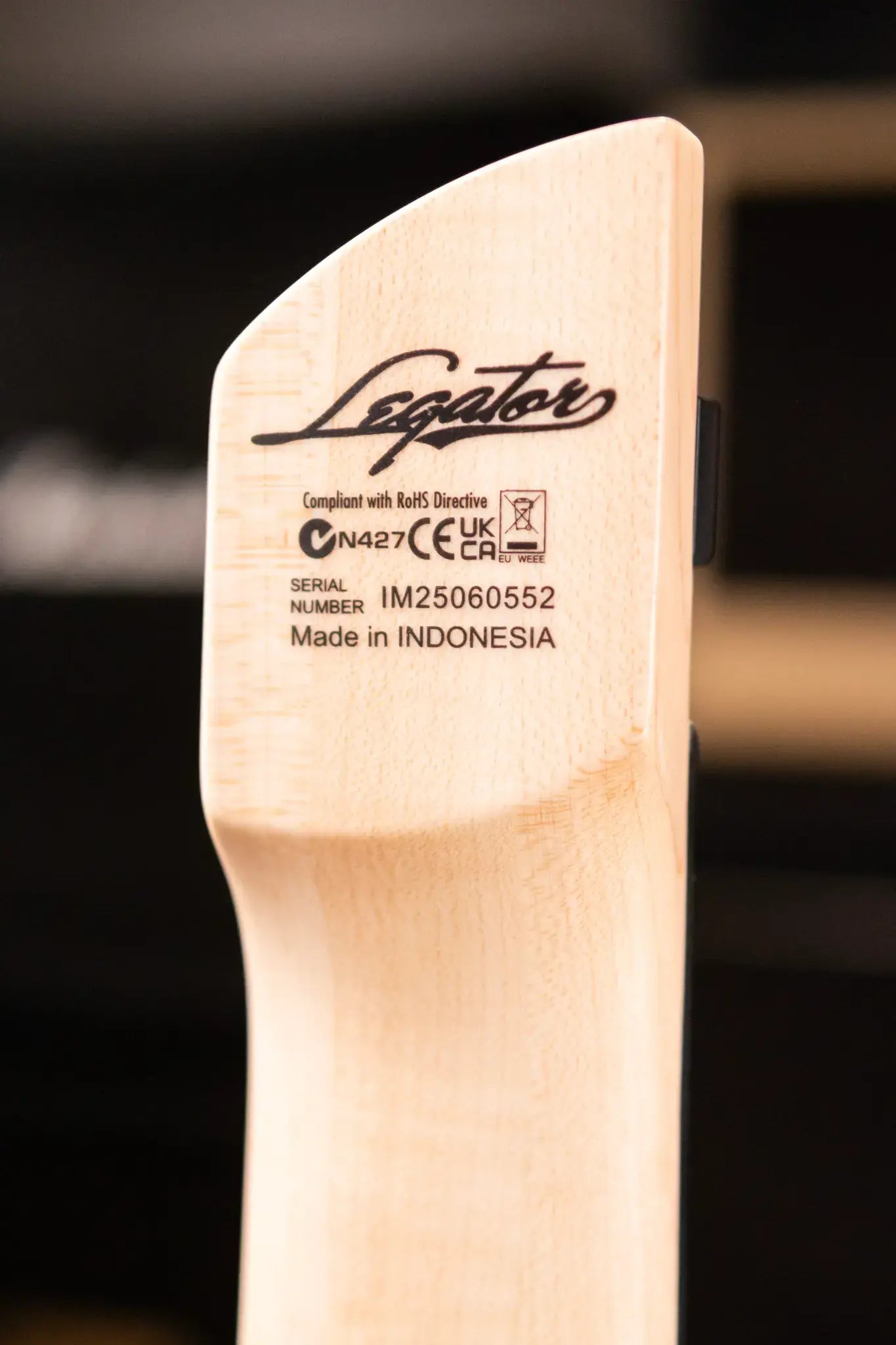 Legator G8FSS-DV 8-String Multi-Scale Headless Electric Guitar - Death Valley with Gig Bag