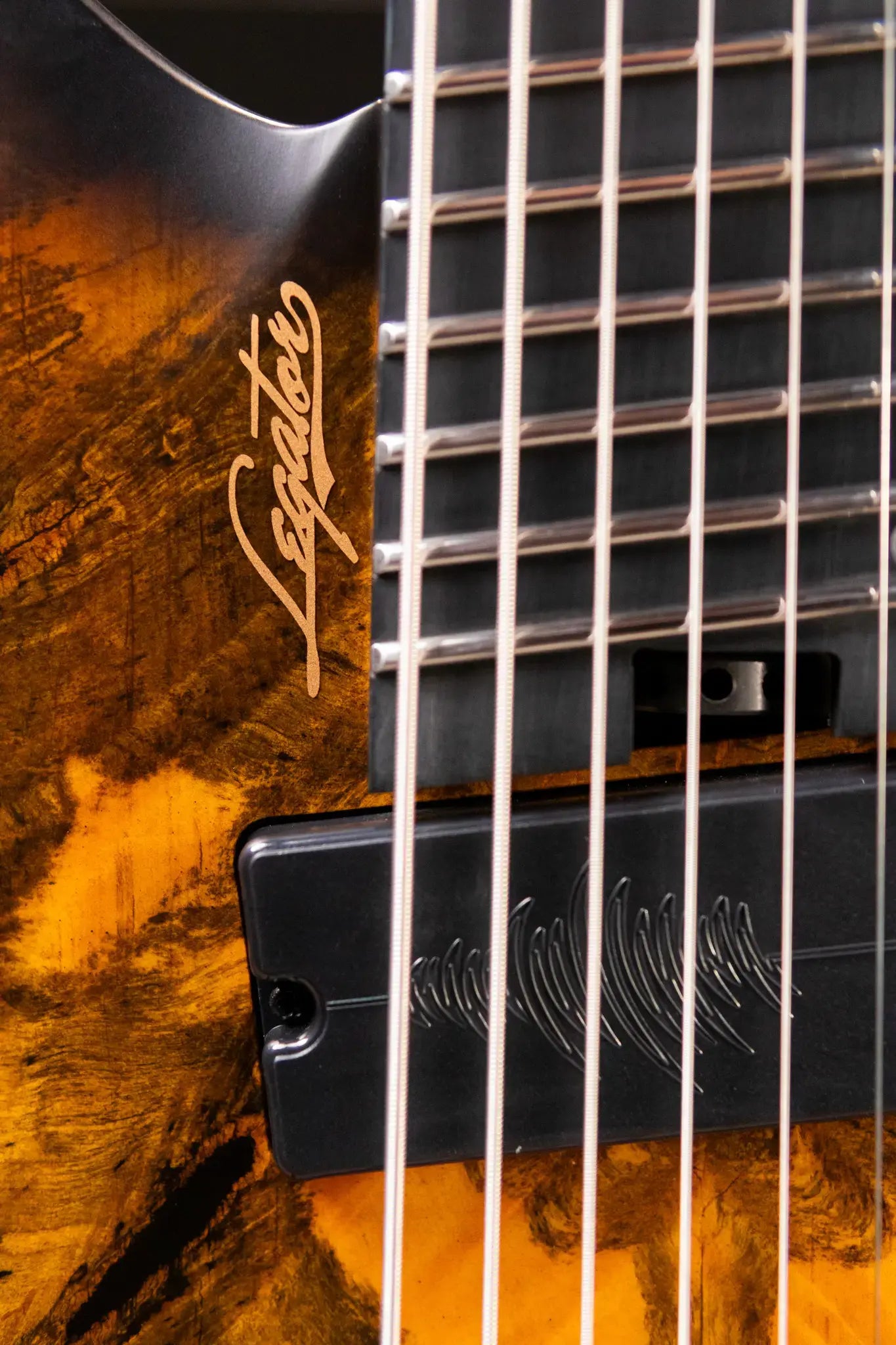 Legator G8FSS-DV 8-String Multi-Scale Headless Electric Guitar - Death Valley with Gig Bag