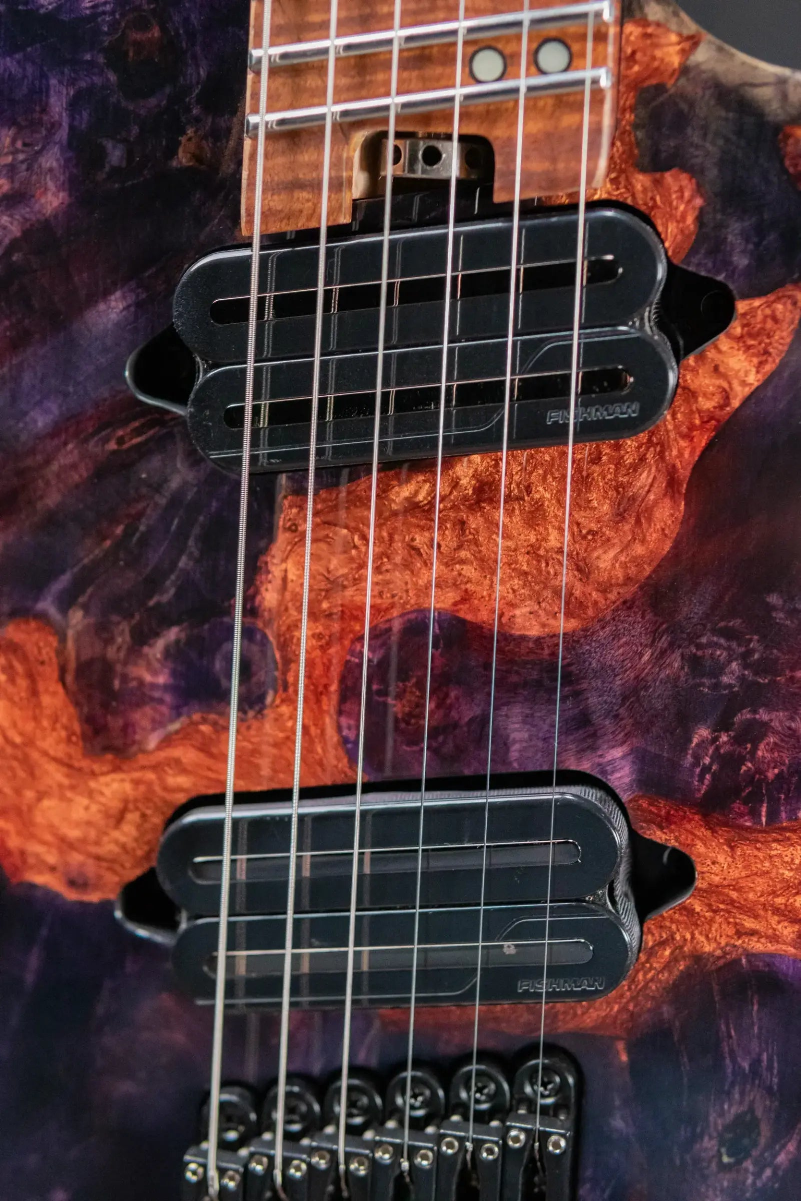 Legator GX6F-MG Ghost Headless Electric Guitar - Magma with Gig Bag