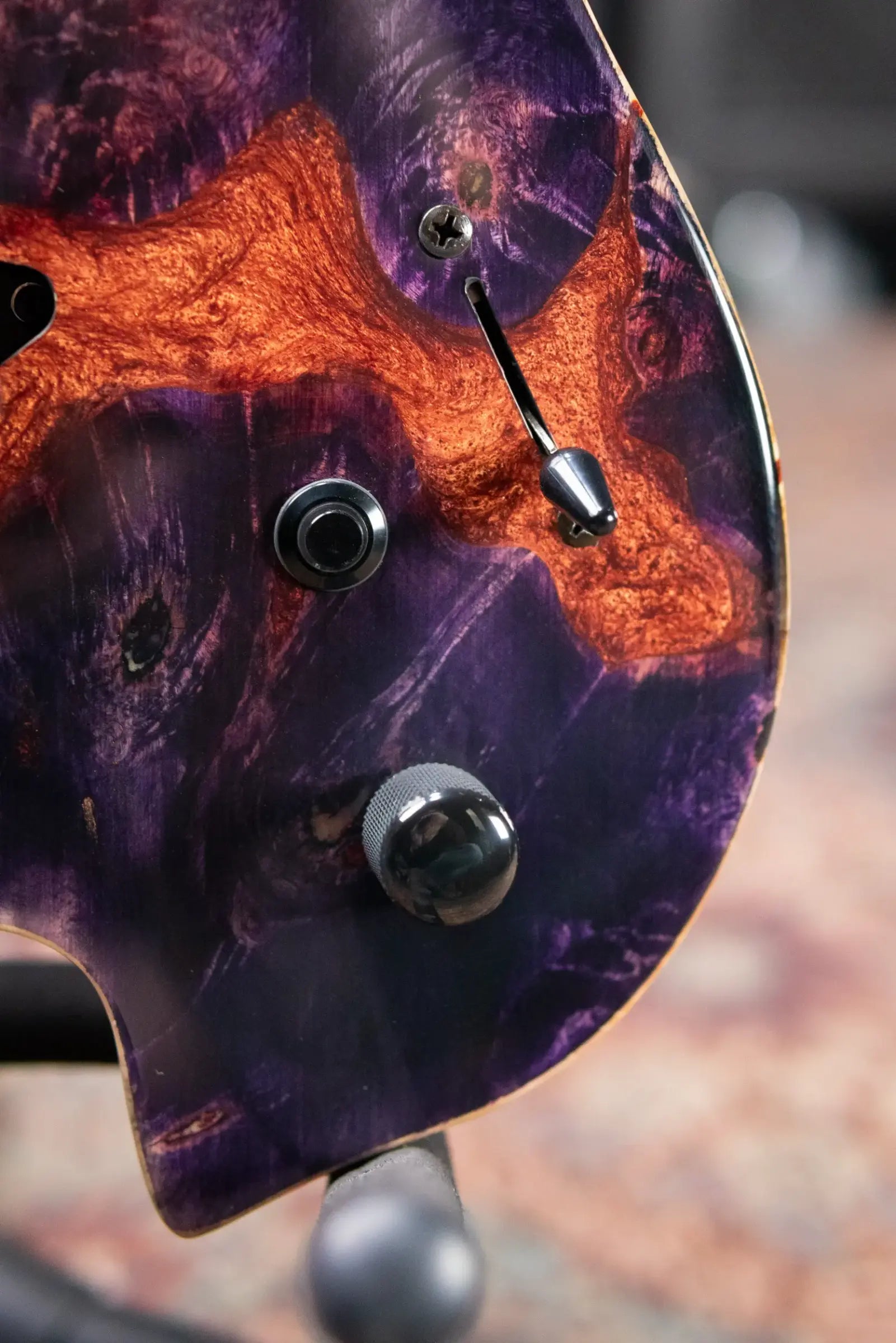 Legator GX6F-MG Ghost Headless Electric Guitar - Magma with Gig Bag