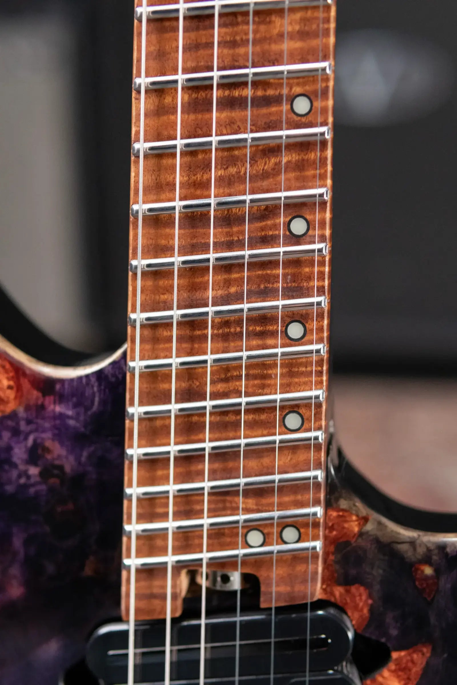 Legator GX6F-MG Ghost Headless Electric Guitar - Magma with Gig Bag