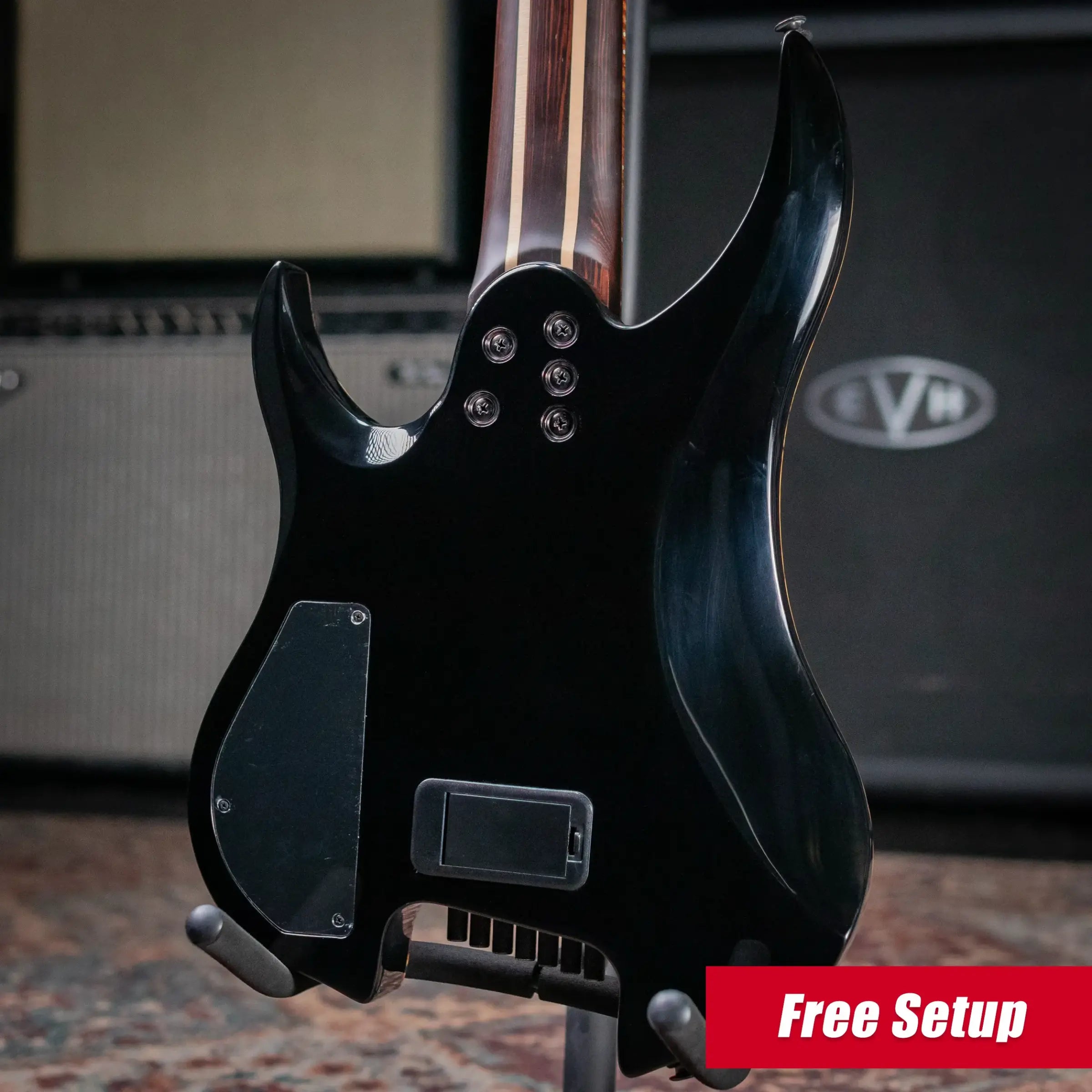 Legator GX7F-CL Ghost 7-String Multi-Scale Headless Electric Guitar - Coral with Gig Bag