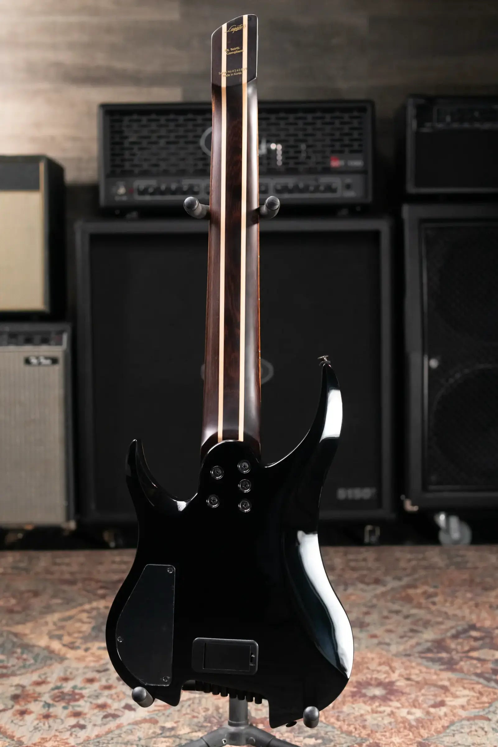 Legator GX8F-MG 8-String Multi-Scale Headless Electric Guitar - Magma with Gig Bag