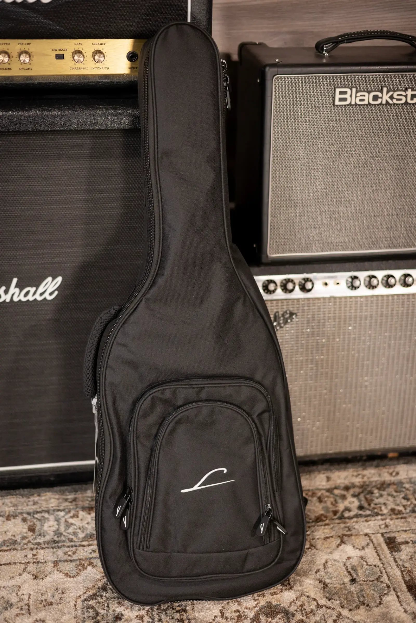 Legator Ghost G6FSS-DS Super Shred 6-String Multi-Scale Electric Guitar - Dark Sapphire with Gig Bag
