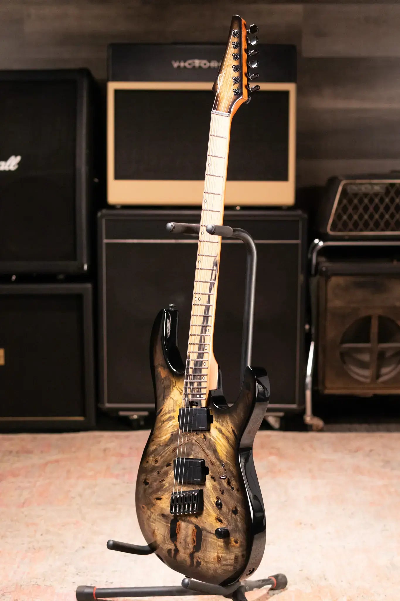 Legator N6FOD-JB Ninja Overdrive Multi-Scale Electric Guitar - Jupiter Burst with Gig Bag