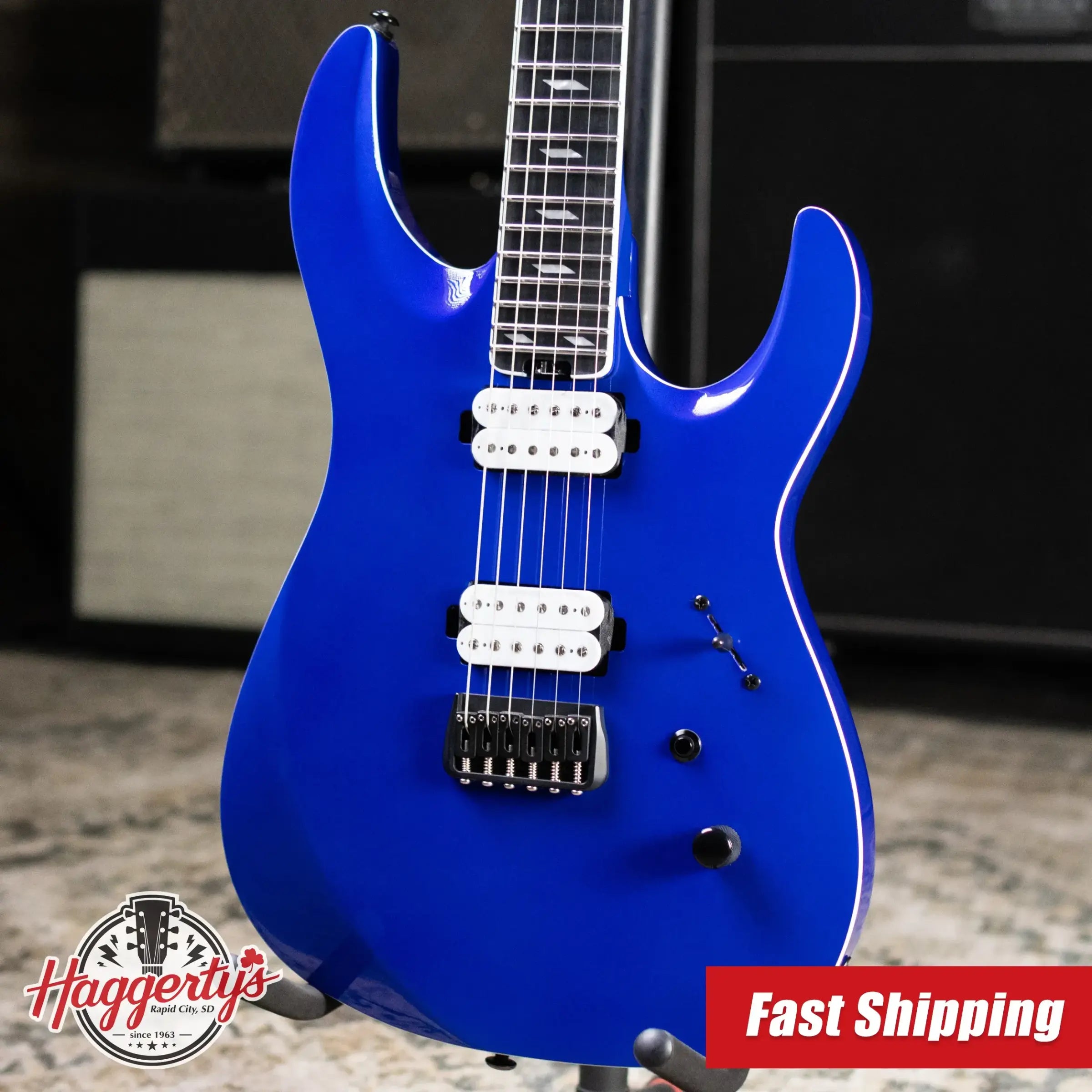 Legator N6SS Ninja Bolt-On Electric Guitar - Gloss Blue