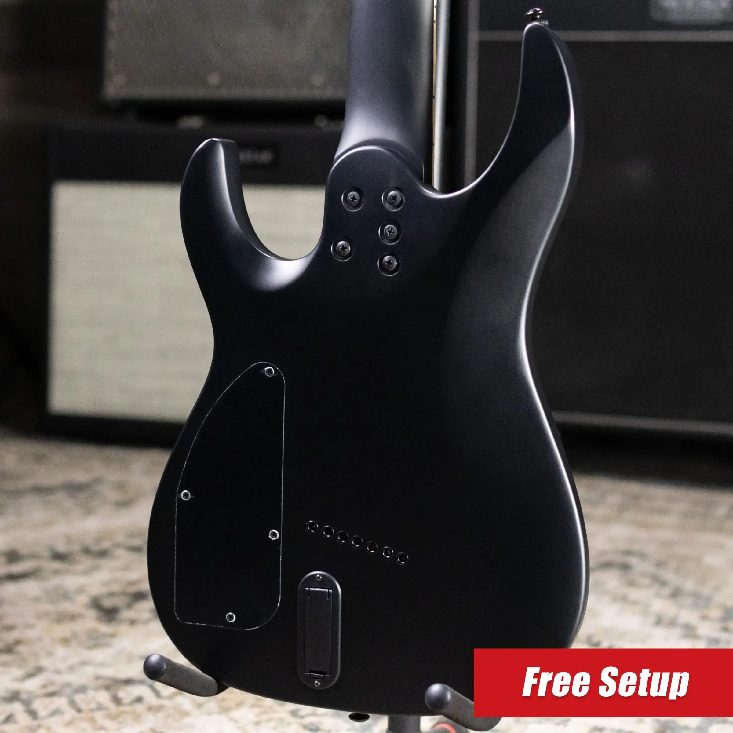 Legator N7F-INK Ninja Bolt-On 7-String Multi-Scale Electric Guitar - Satin Ilya Purple with Gig Bag