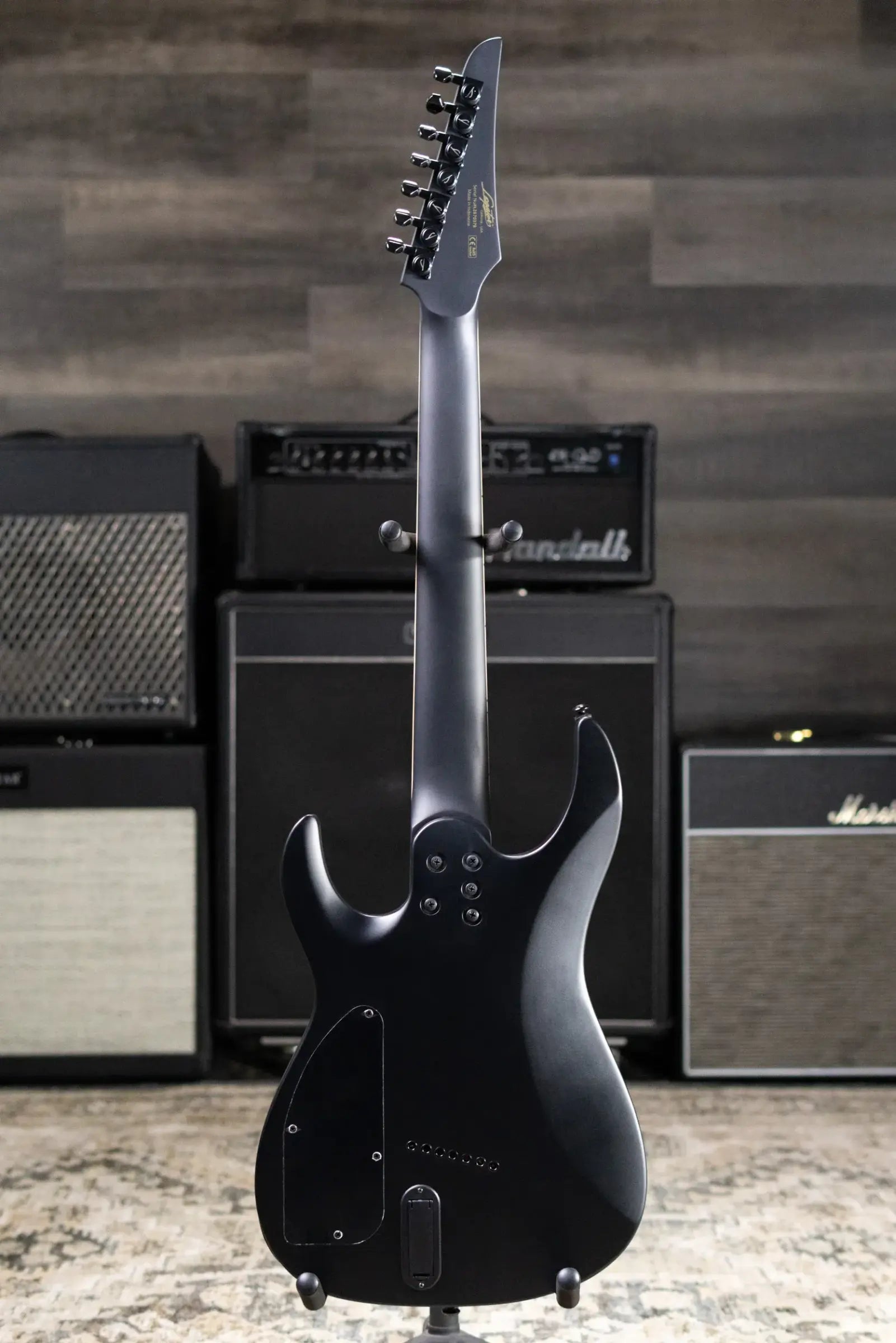 Legator N7F-INK Ninja Bolt-On 7-String Multi-Scale Electric Guitar - Satin Ilya Purple with Gig Bag