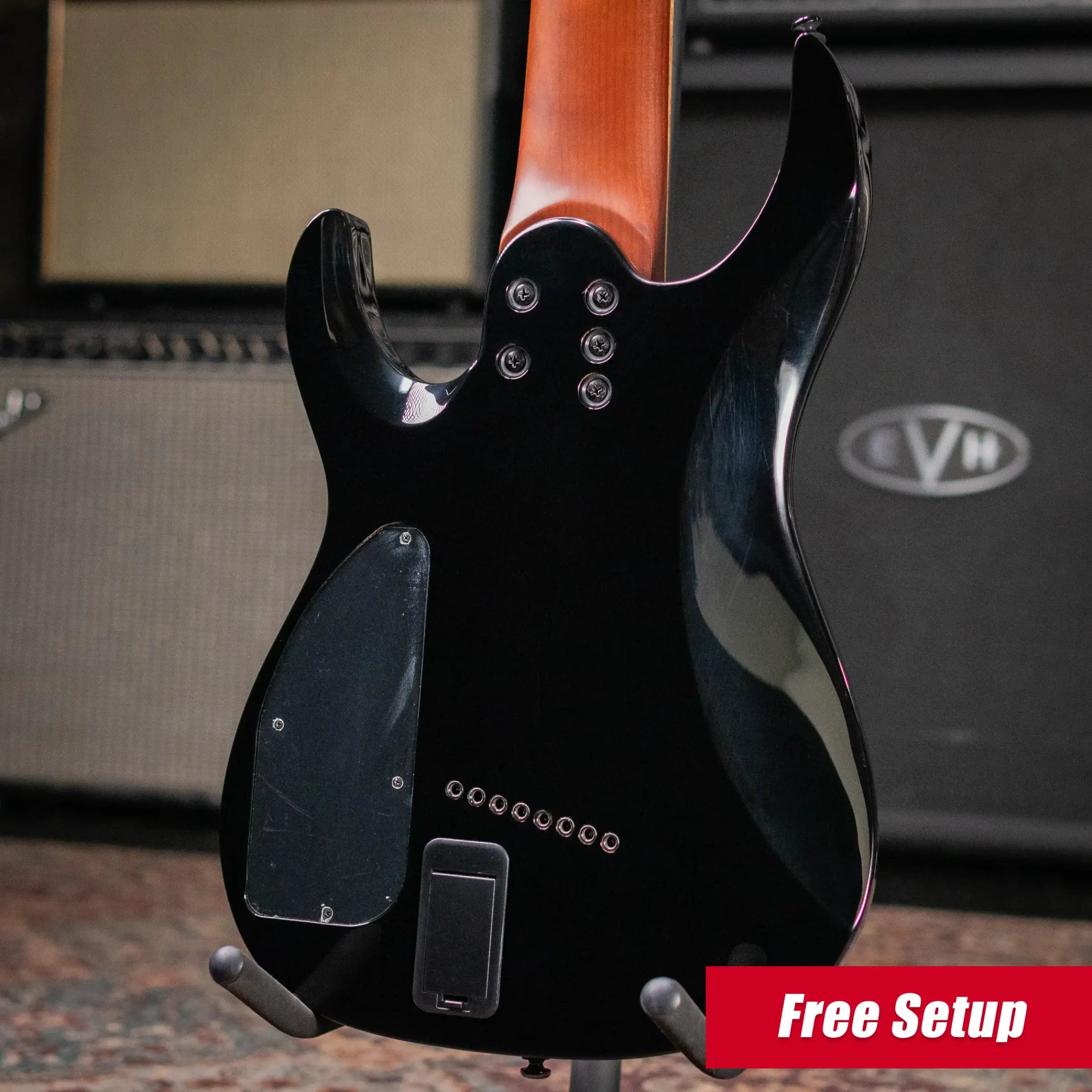 Legator N8FOD-JB 8-String Multi-Scale Electric Guitar - Jupiter Burst with Gig Bag