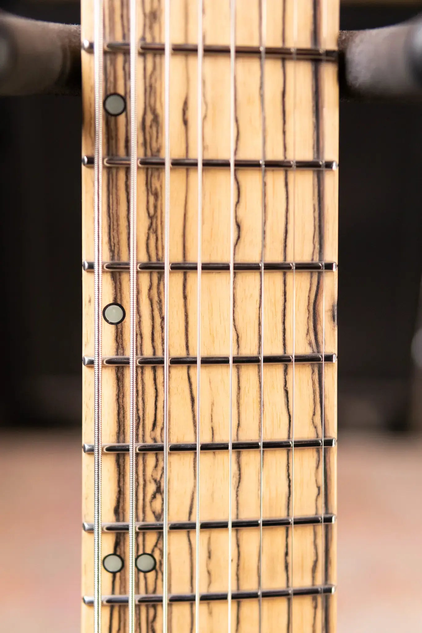 Legator N8FX-BW 8-String Multi-Scale Electric Guitar - Black Widow with Gig Bag