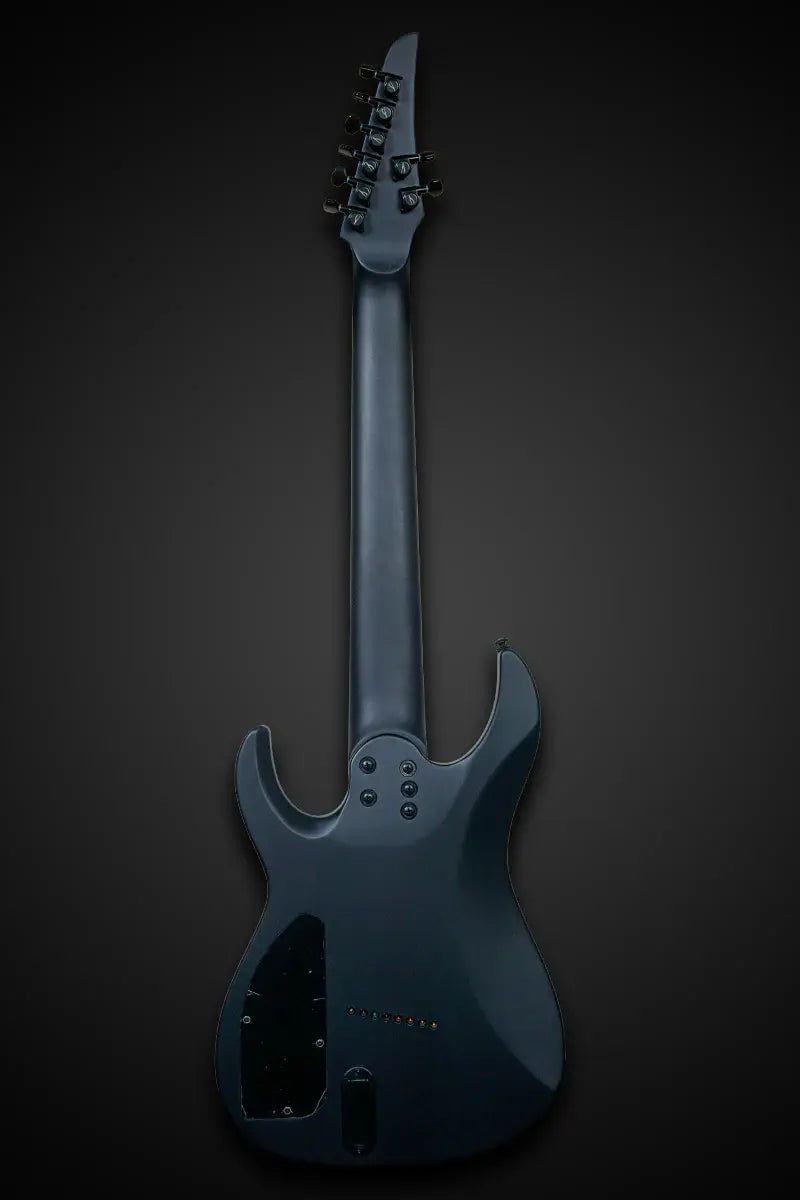 Legator N8F-INK Ninja Bolt-On 8-String Multi-Scale Electric Guitar - Satin Ilya Black