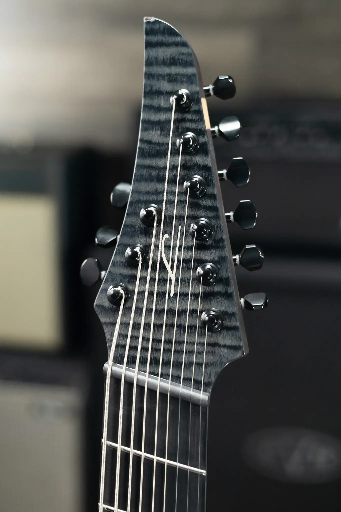 Legator N9F-BLK Ninja Multi-Scale 9-String Electric Guitar - Black with Gig Bag - Floor Model