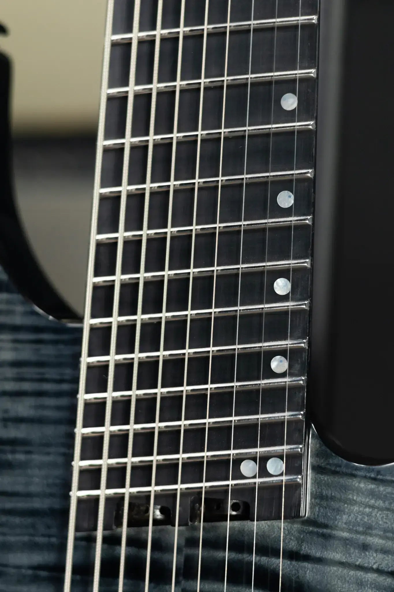Legator N9F-BLK Ninja Multi-Scale 9-String Electric Guitar - Black with Gig Bag - Floor Model