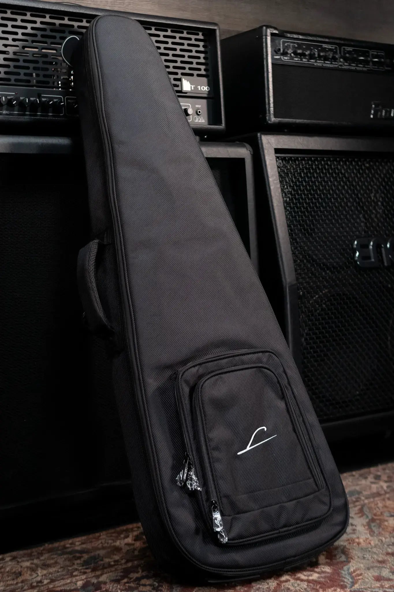 Legator Ninja N7 Slaughter 7-String Electric Guitar - Black with Gig Bag