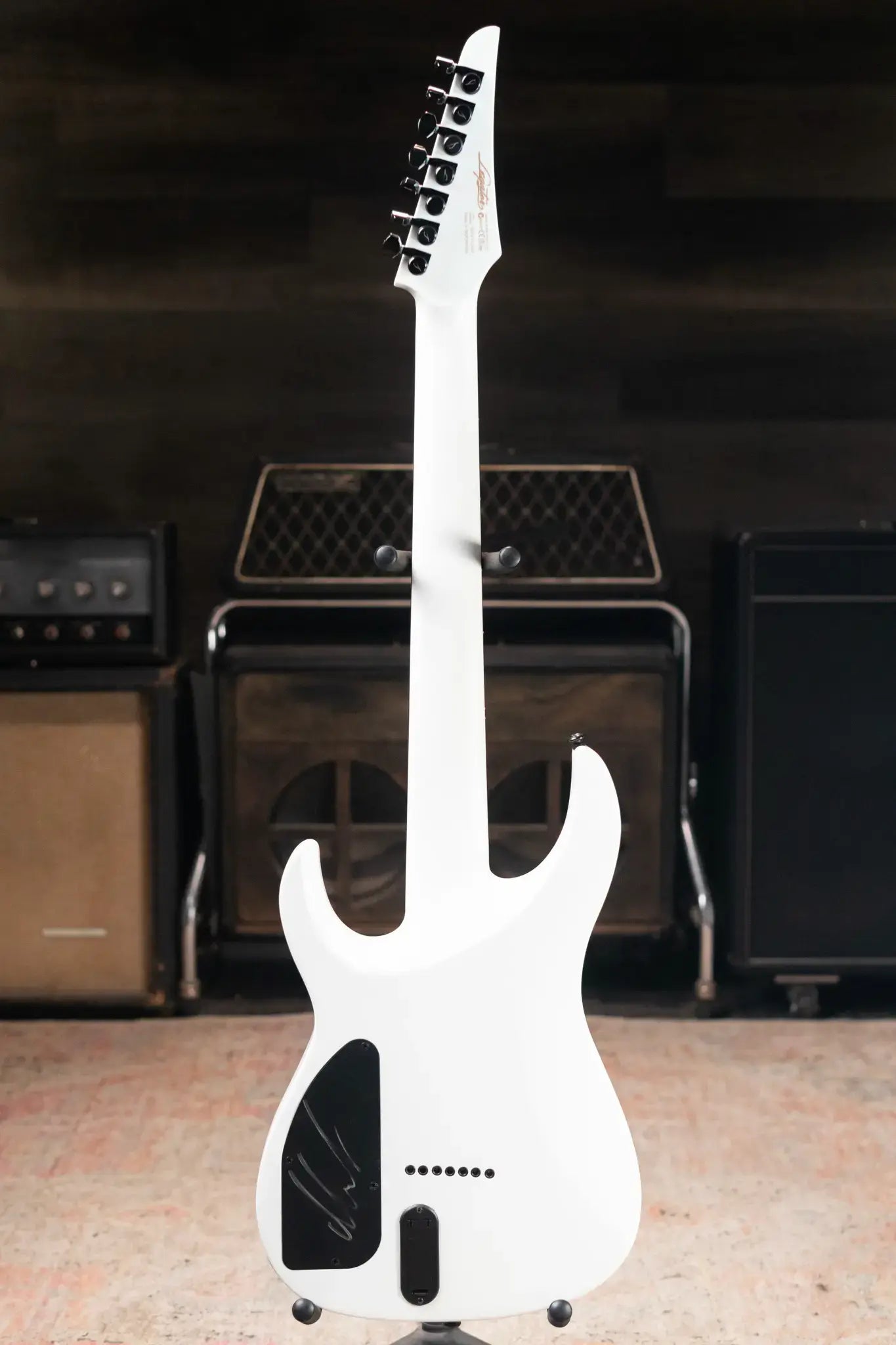 Legator Ninja N7 Slaughter 7-String Electric Guitar - Bonebreaker White with Gig Bag