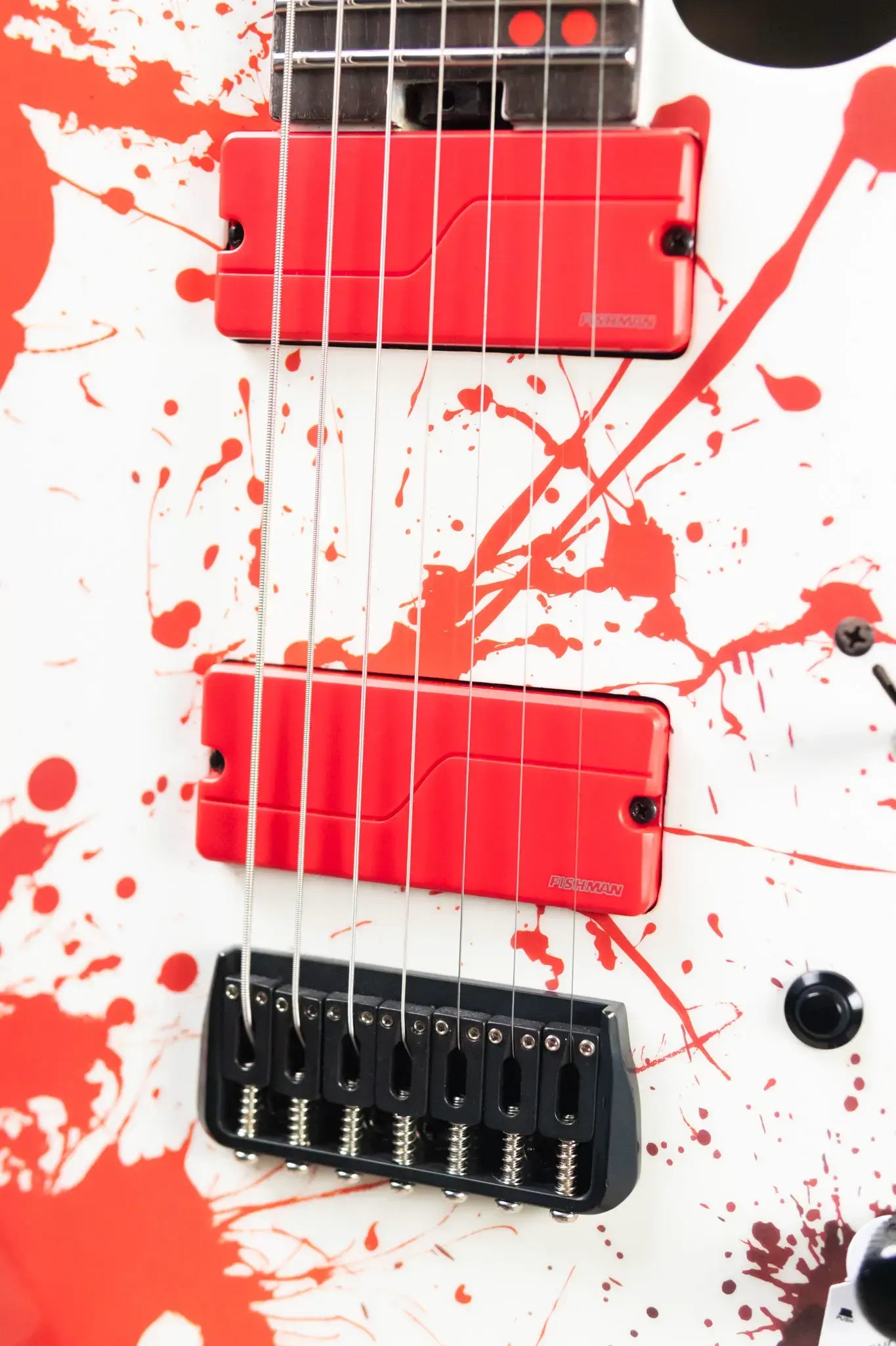 Legator Ninja N7 Slaughter 7-String Electric Guitar - Bonebreaker White with Gig Bag