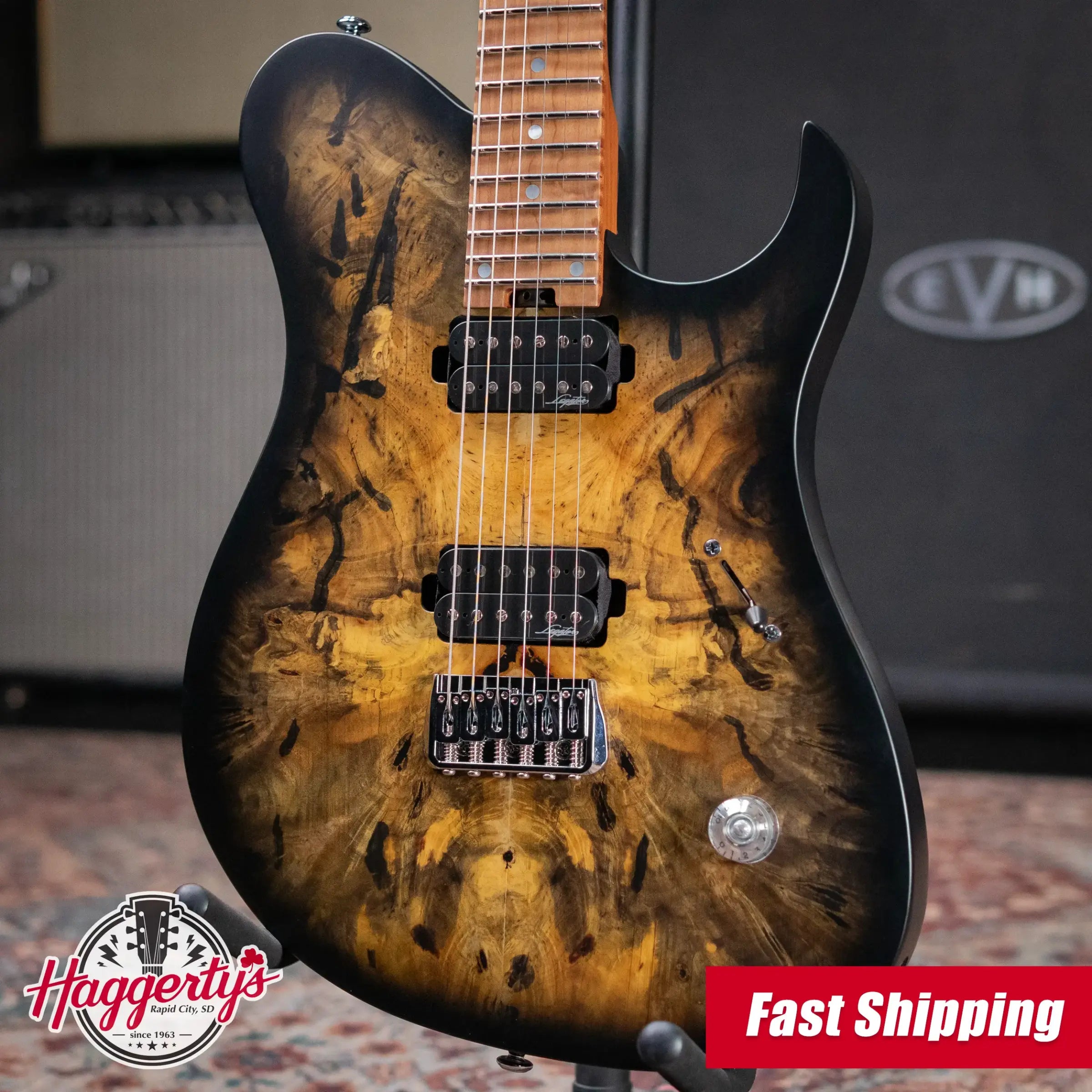 Legator OS300-JB Electric Guitar - Jupiter Burst with Gig Bag