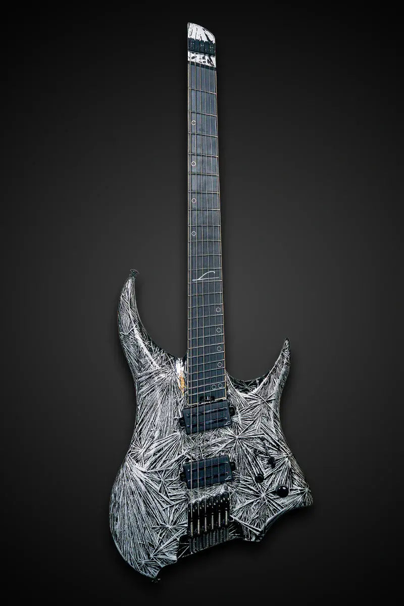 Legator R6F Revenant Bolt-On Multi-scale Electric Guitar - Gloss Black Ice